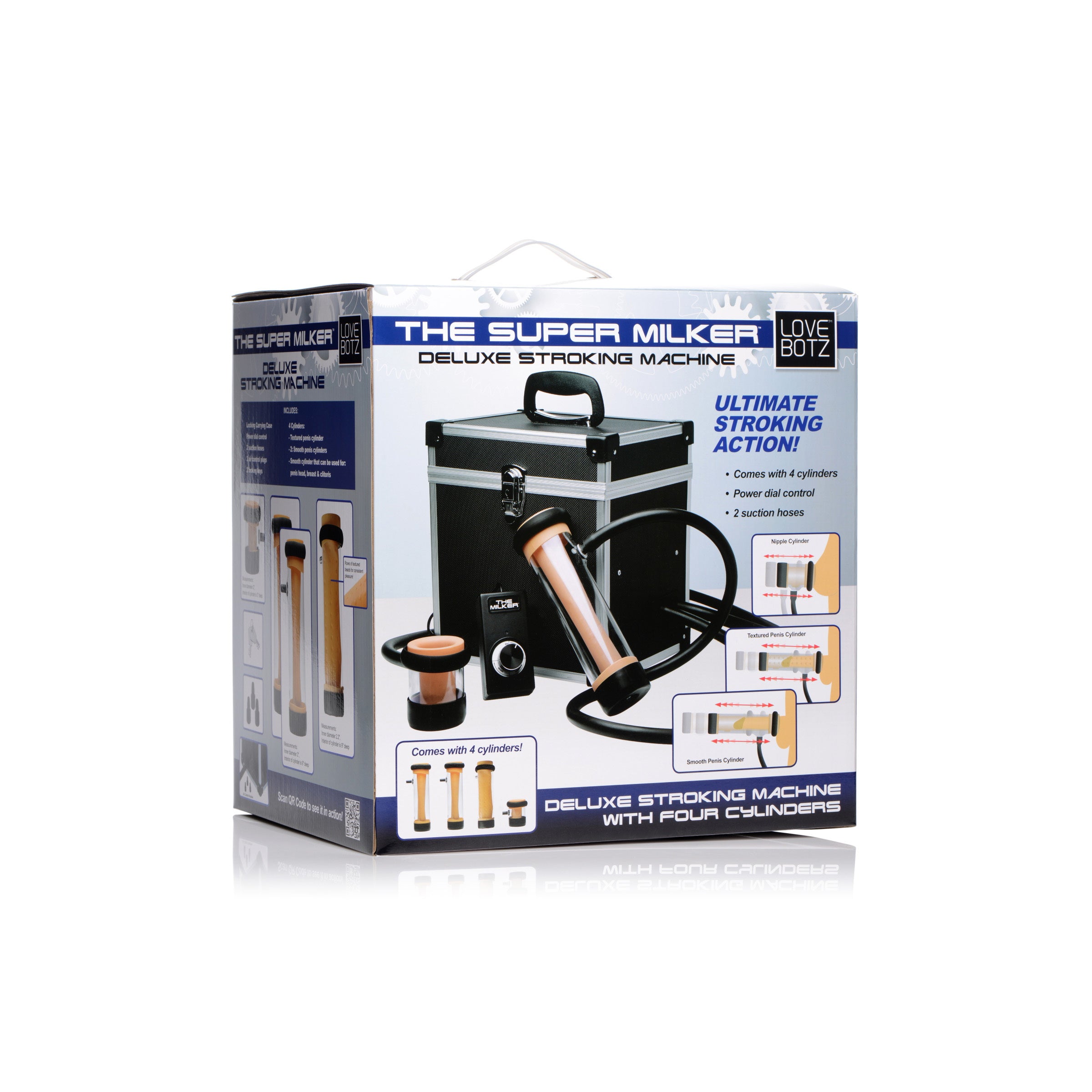 LoveBotz The Super Milker Automatic Deluxe Stroker Machine Black