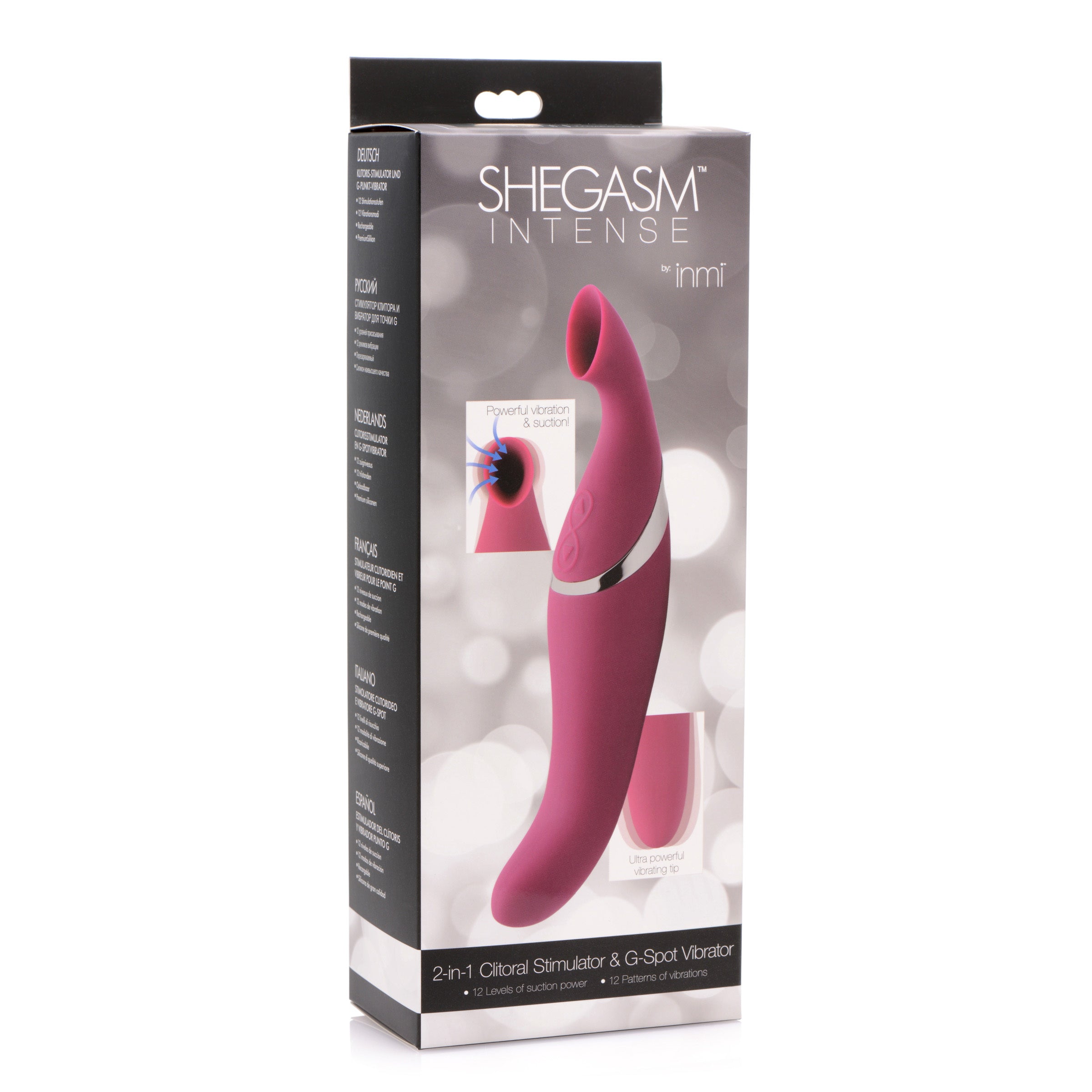 Shegasm Shegasm Intense 2 in 1 Clit Stimulator Purple