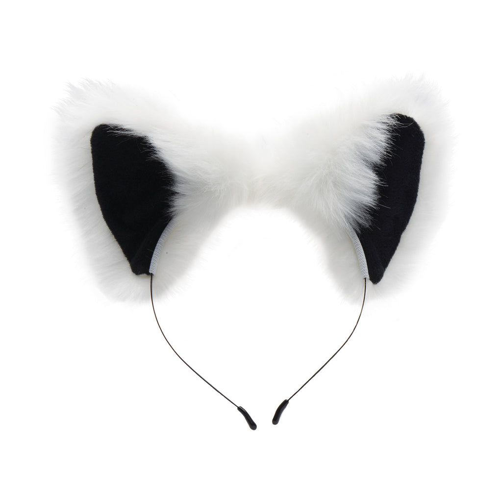 Tailz White Fox Tail Anal Plug and Ears Set White