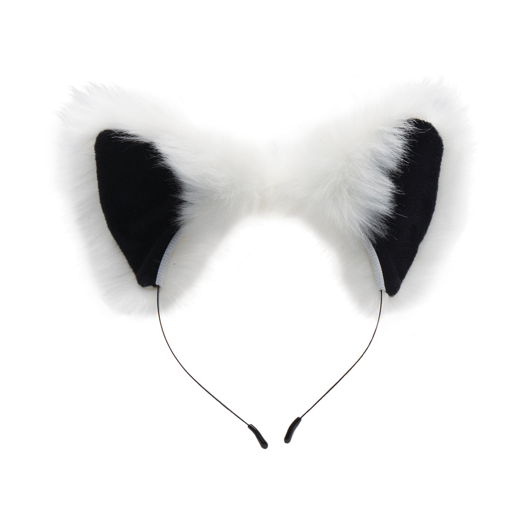 Tailz White Fox Tail Anal Plug and Ears Set White