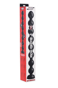 Hosed Hosed 19 Inch Beaded Thick Anal Snake Black