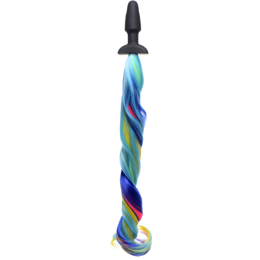 Tailz Rainbow Pony Tail Anal Plug Multi