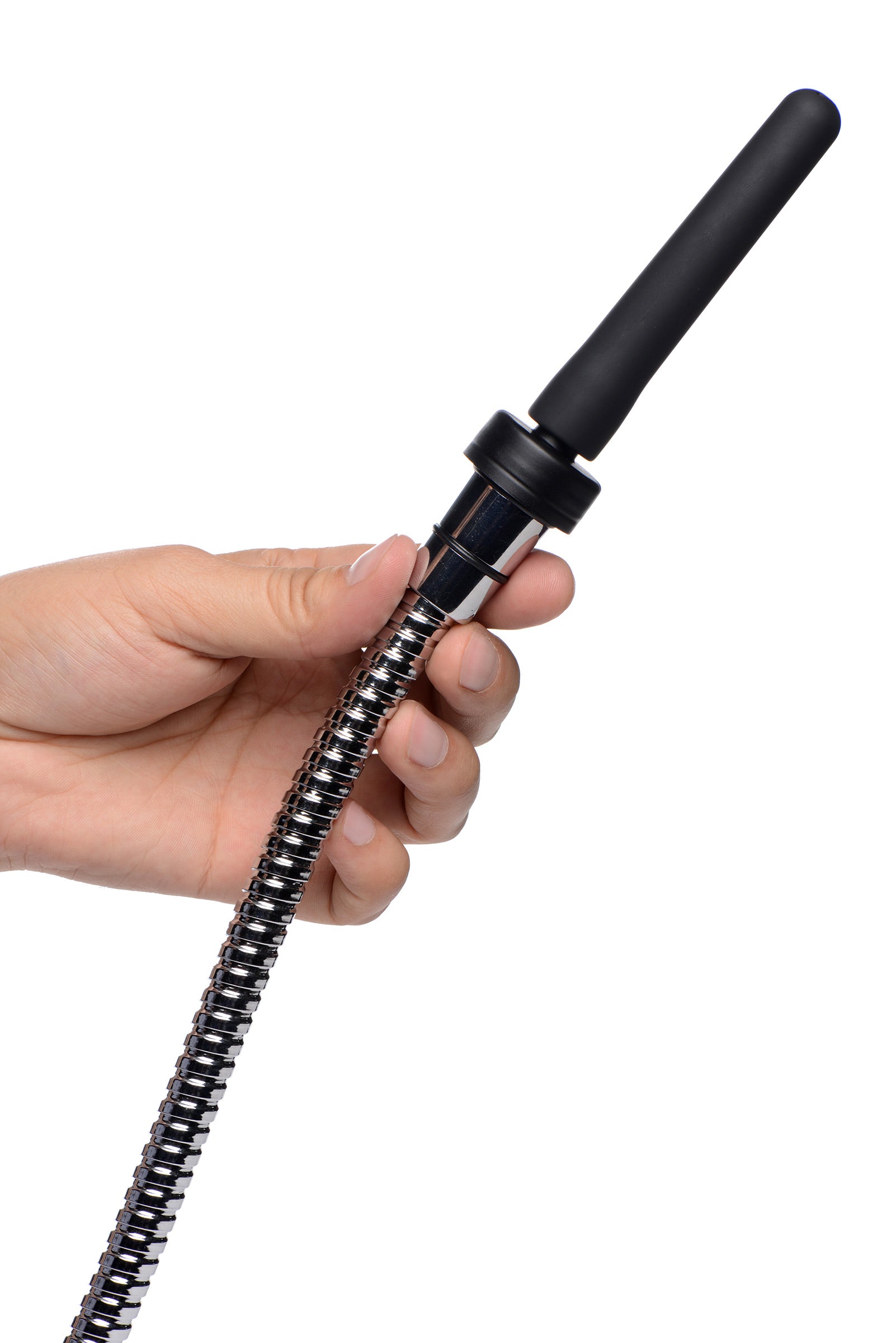 CleanStream Travel Enema Water Bottle Adapter Set Black