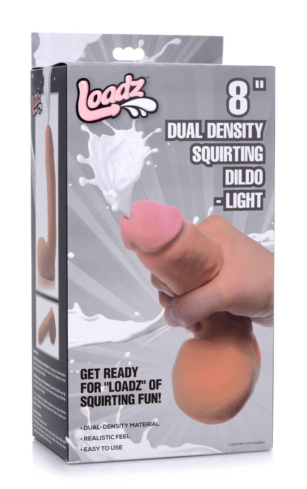 Loadz Dual Density Squirting Dildo- 8.5 Inch Flesh