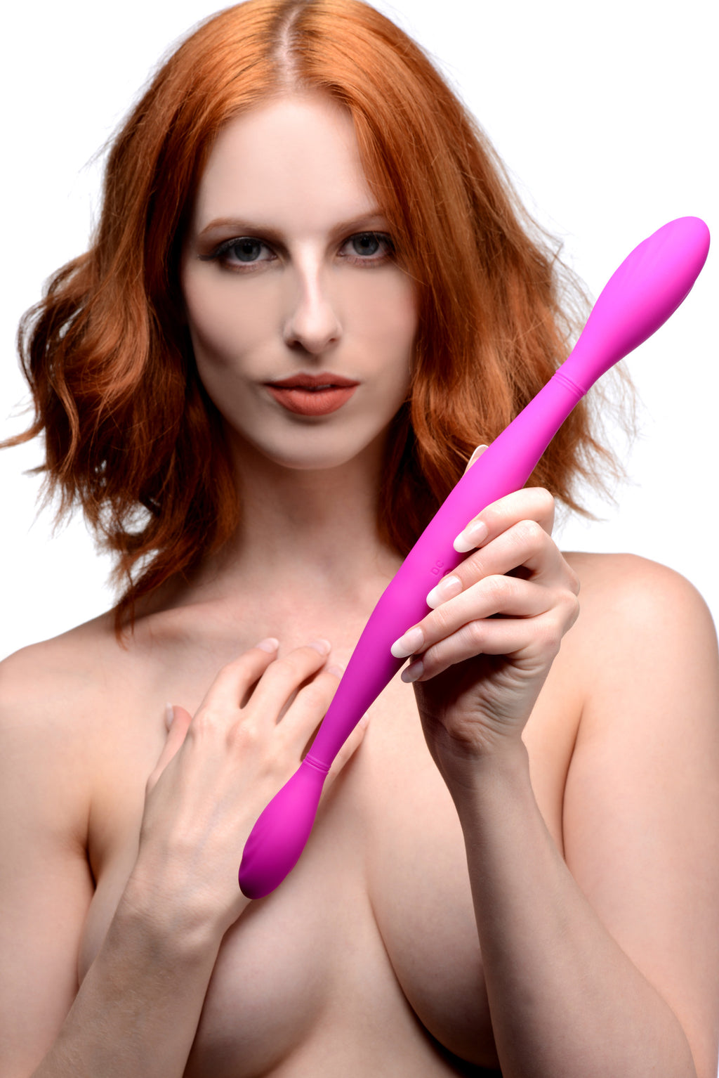 Inmi Double Thump 7x Rechargeable Silicone Double Dildo Purple