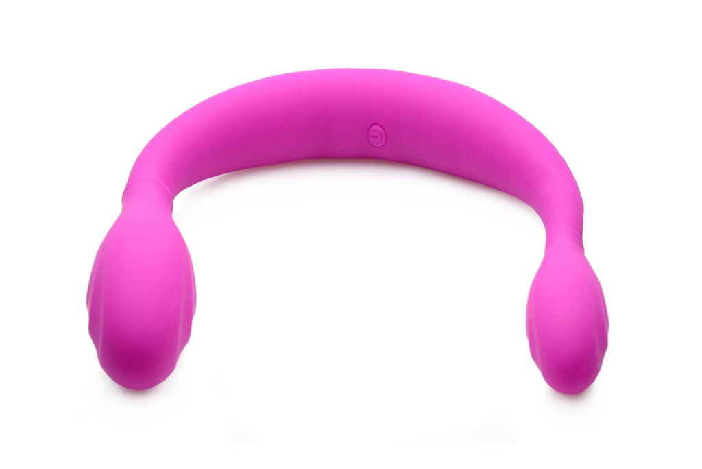 Inmi Double Thump 7x Rechargeable Silicone Double Dildo Purple