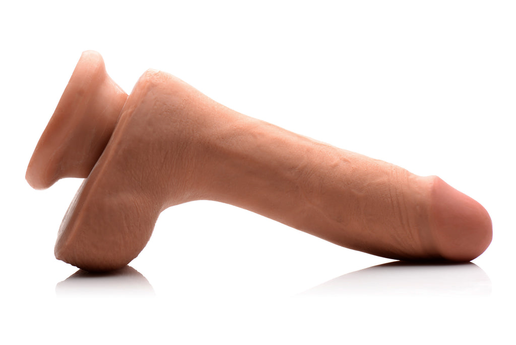 USA Cocks 7 Inch Ultra Real Dual Layer Suction Cup Dildo- Medium Skin Tone Flesh