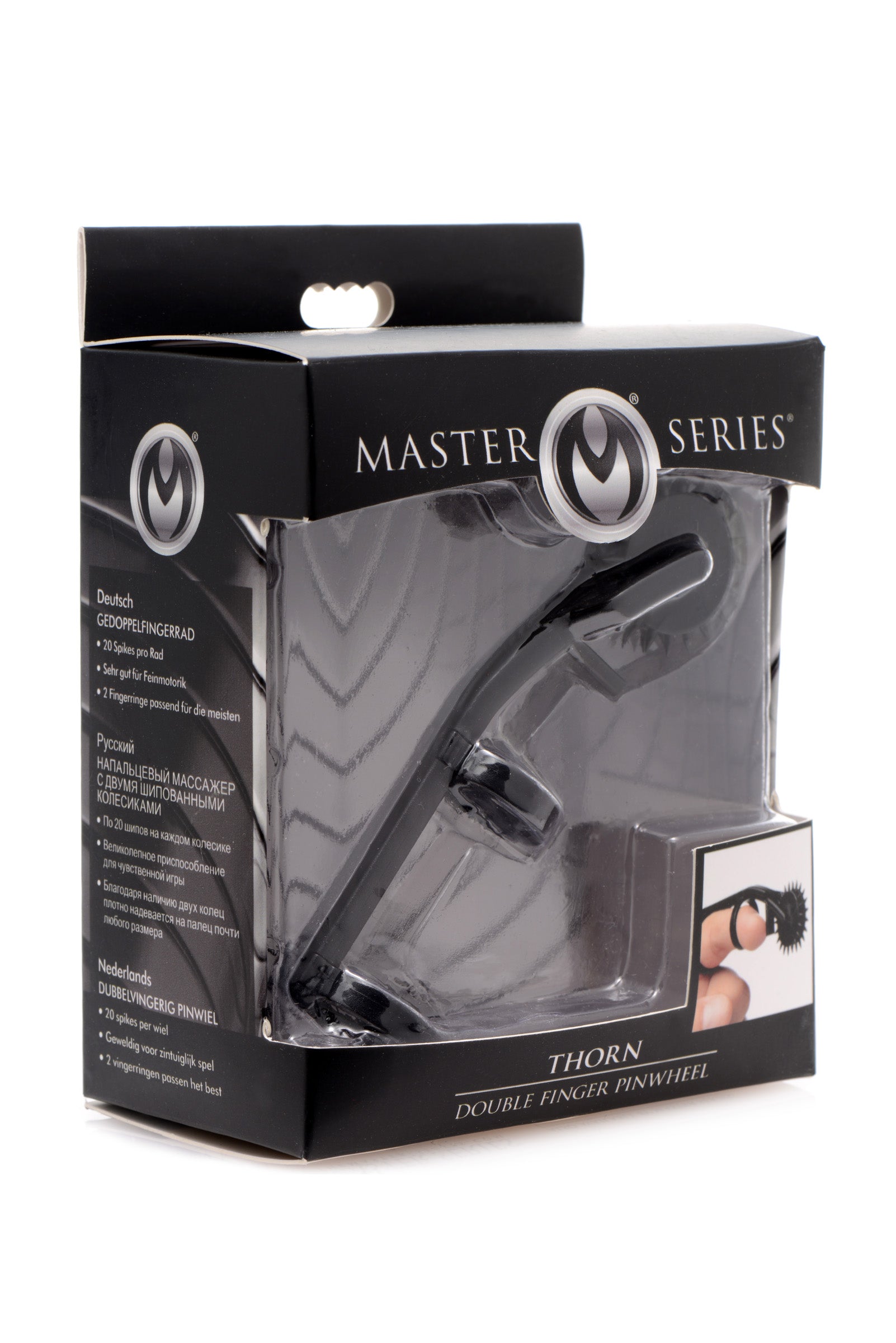 Master Series Thorn Double Finger Pinwheel Black