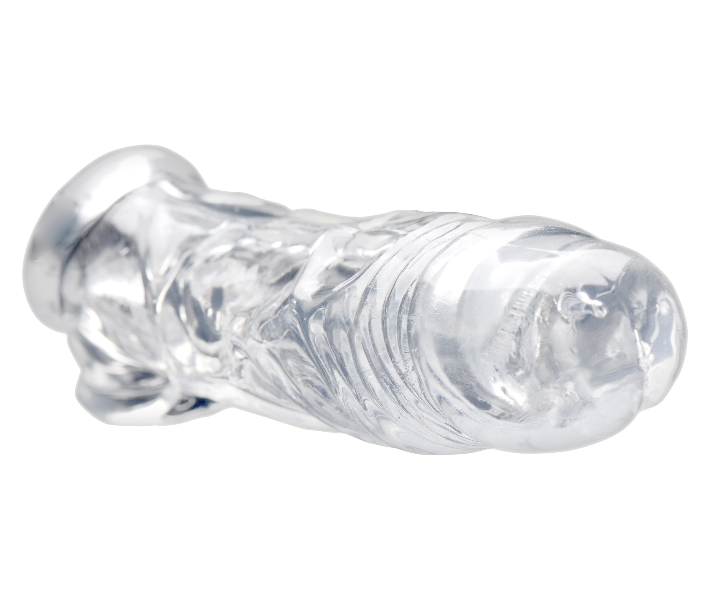 Size Matters Realistic Clear Penis Enhancer and Ball Stretcher Clear