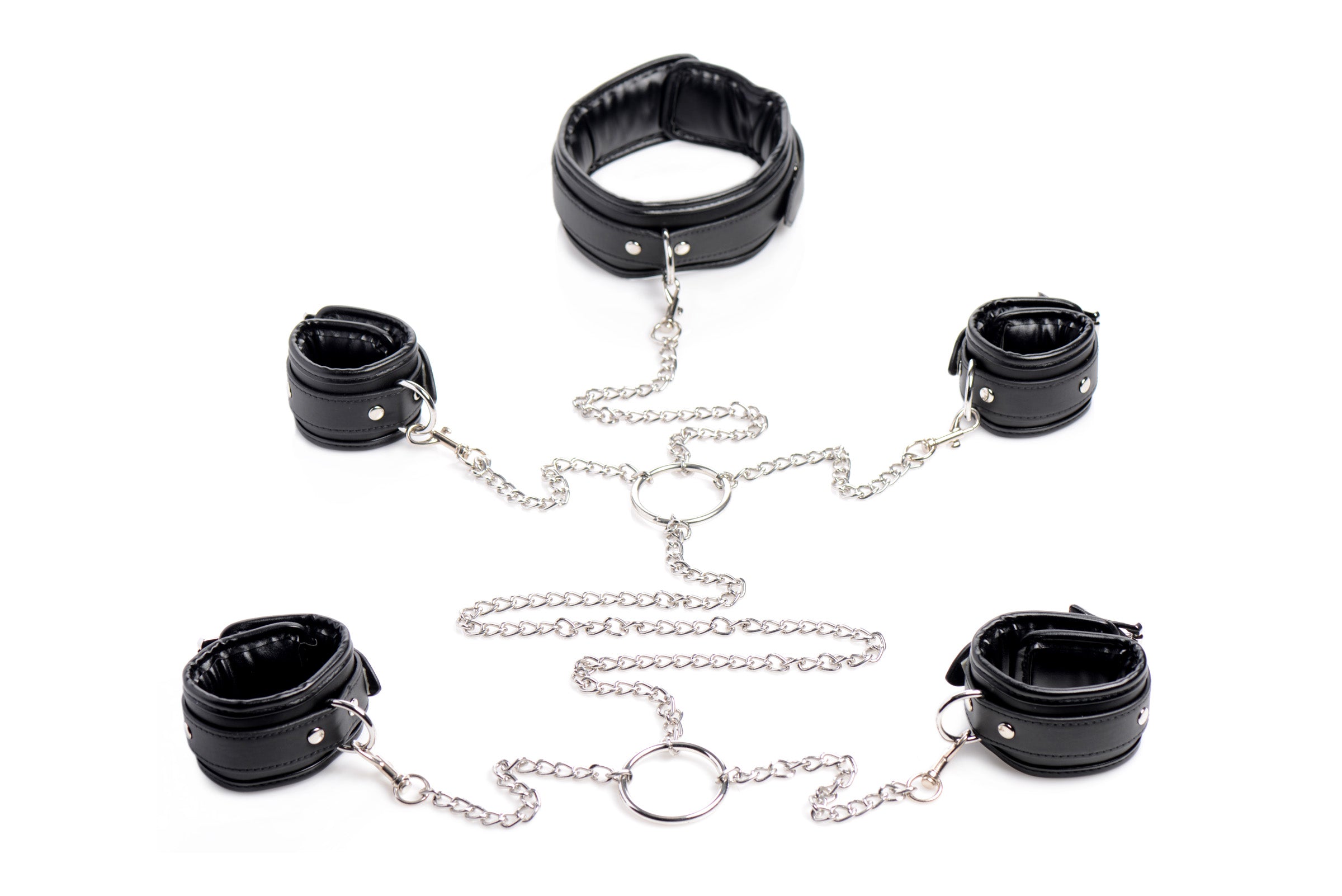 STRICT Slave Bondage Shackle Set Black