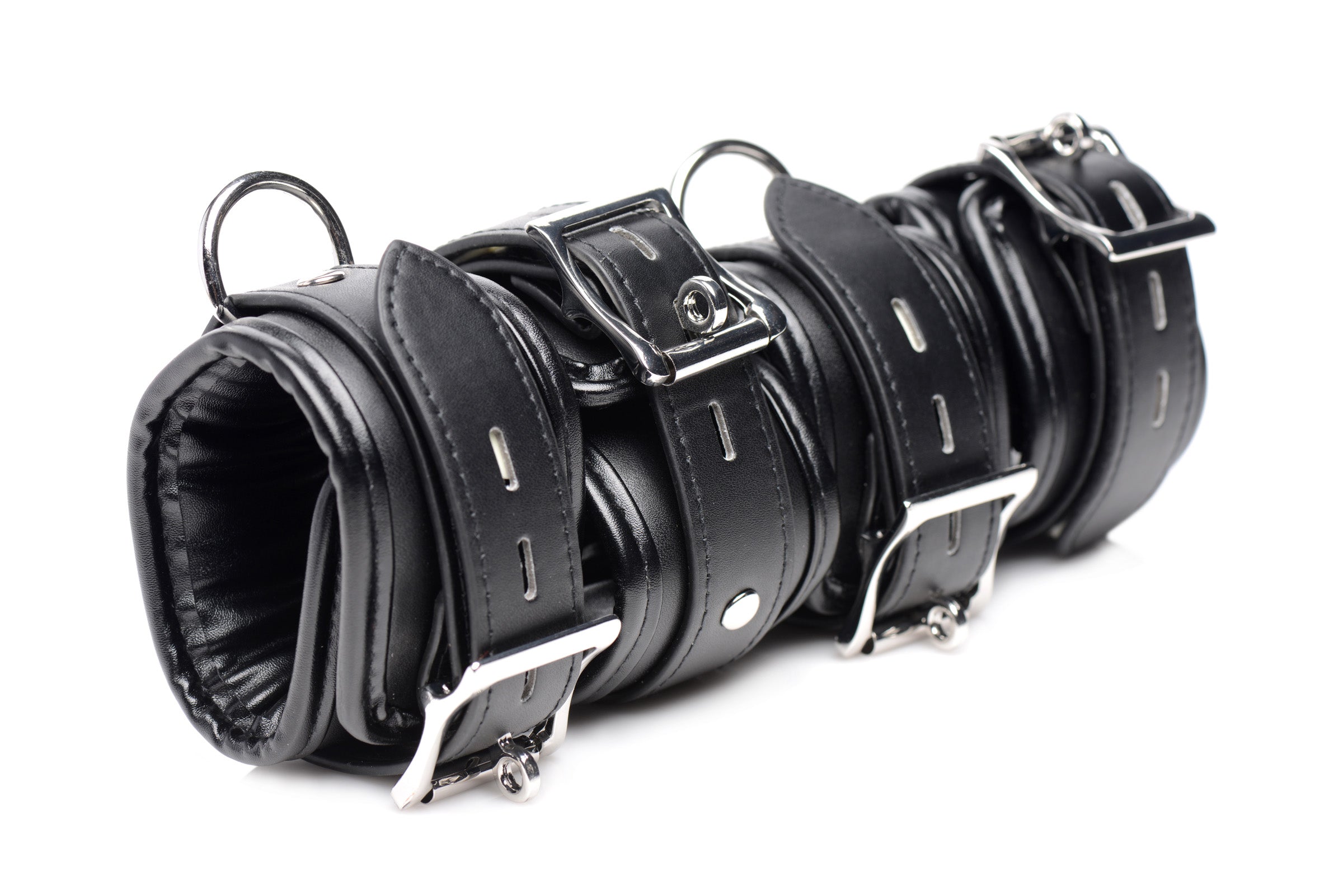 STRICT Slave Bondage Shackle Set Black