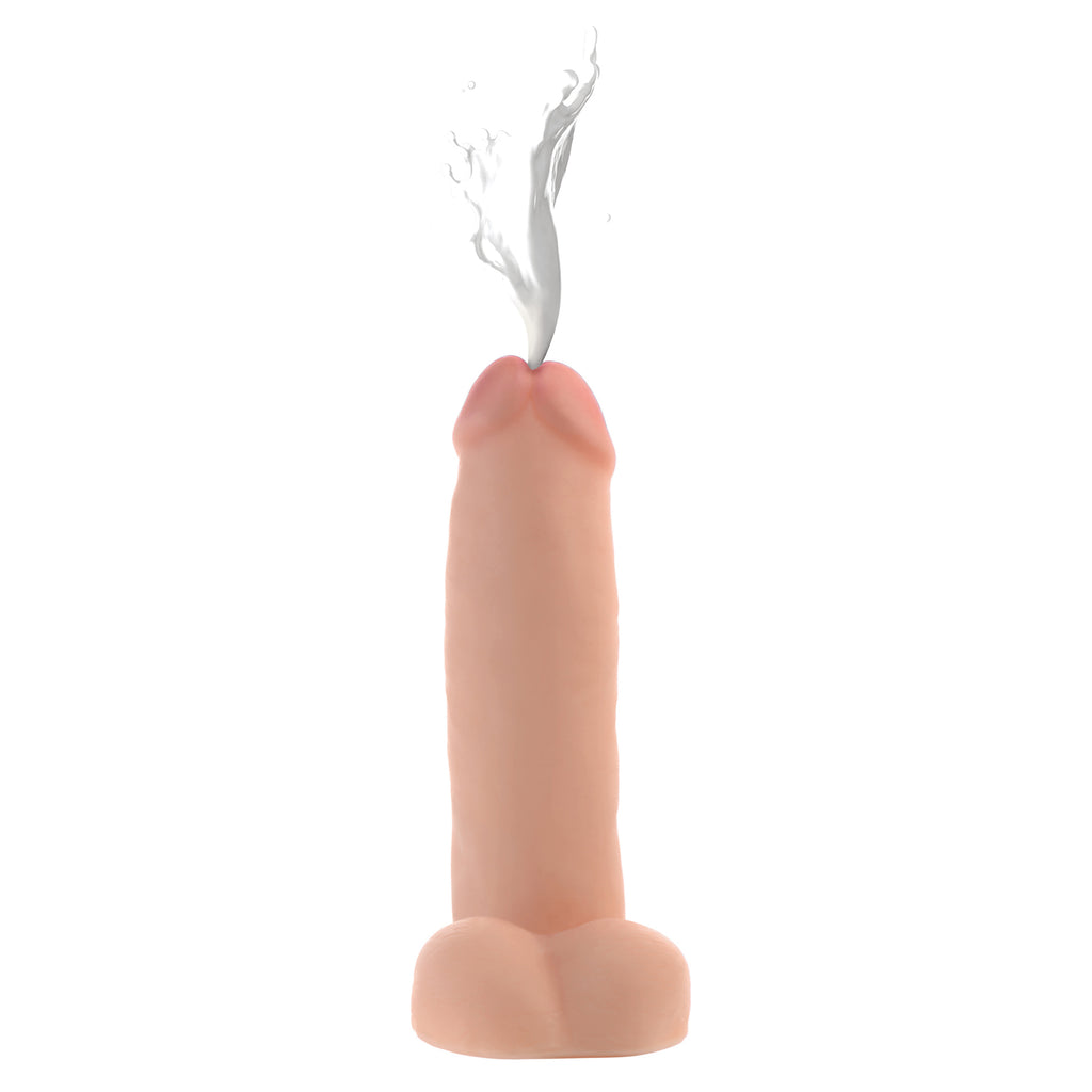 Loadz 8 Inch Realistic Dual Density Squirting Dildo Flesh