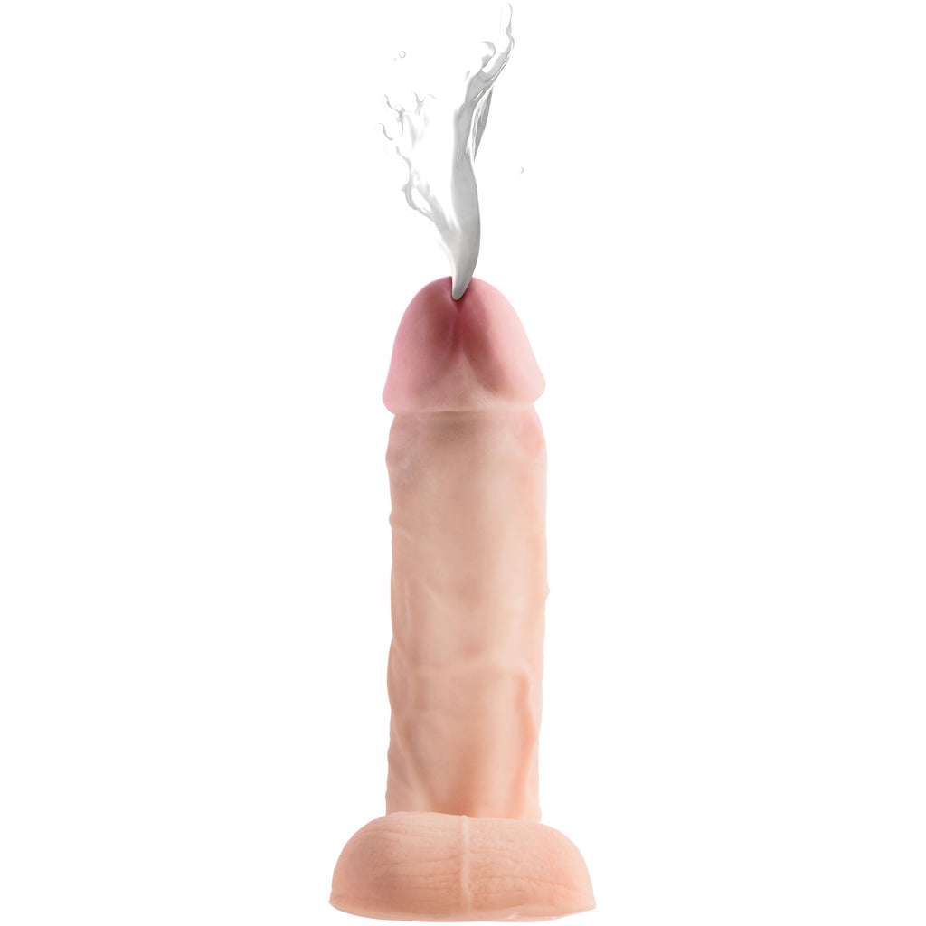 Loadz 10 Inch Realistic Dual Density Squirting Dildo Flesh