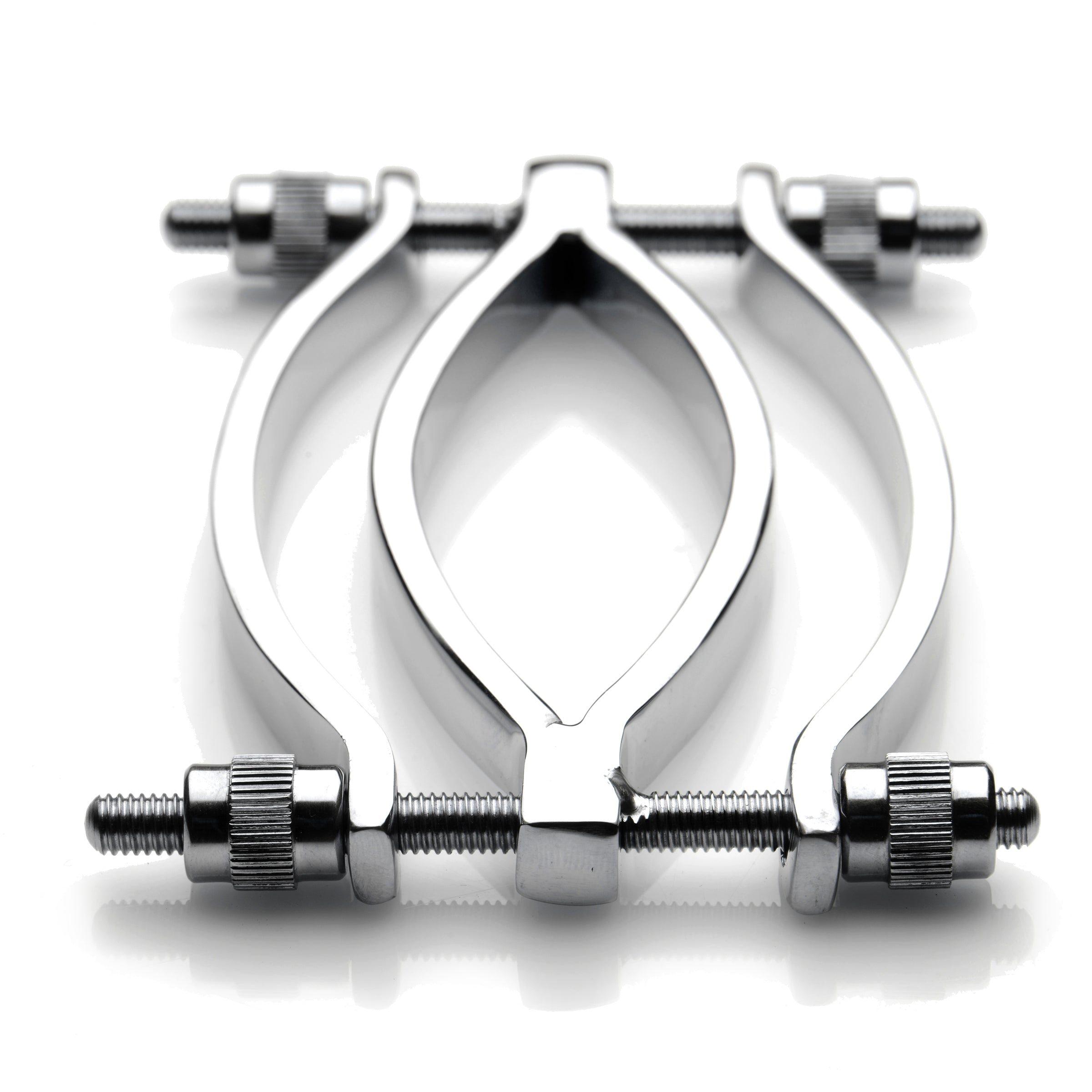 Master Series Stainless Steel Adjustable Pussy Clamp Grey