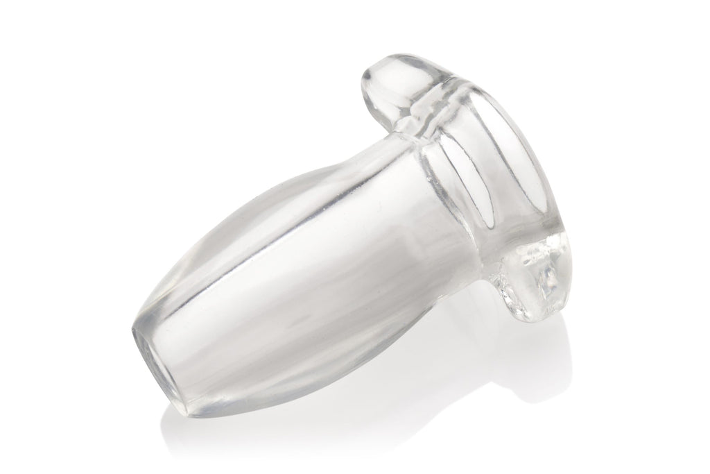 Master Series PeepHole Clear Hollow Anal Plug Clear