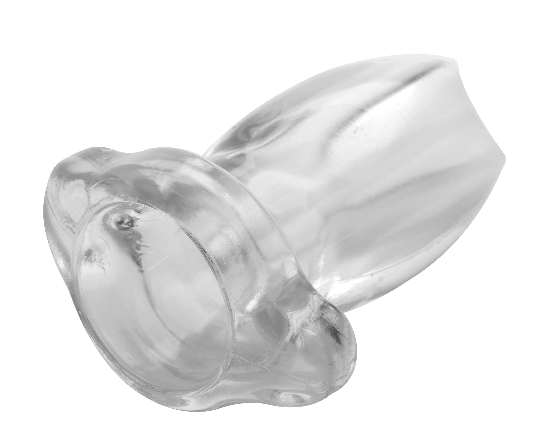 Master Series PeepHole Clear Hollow Anal Plug Clear