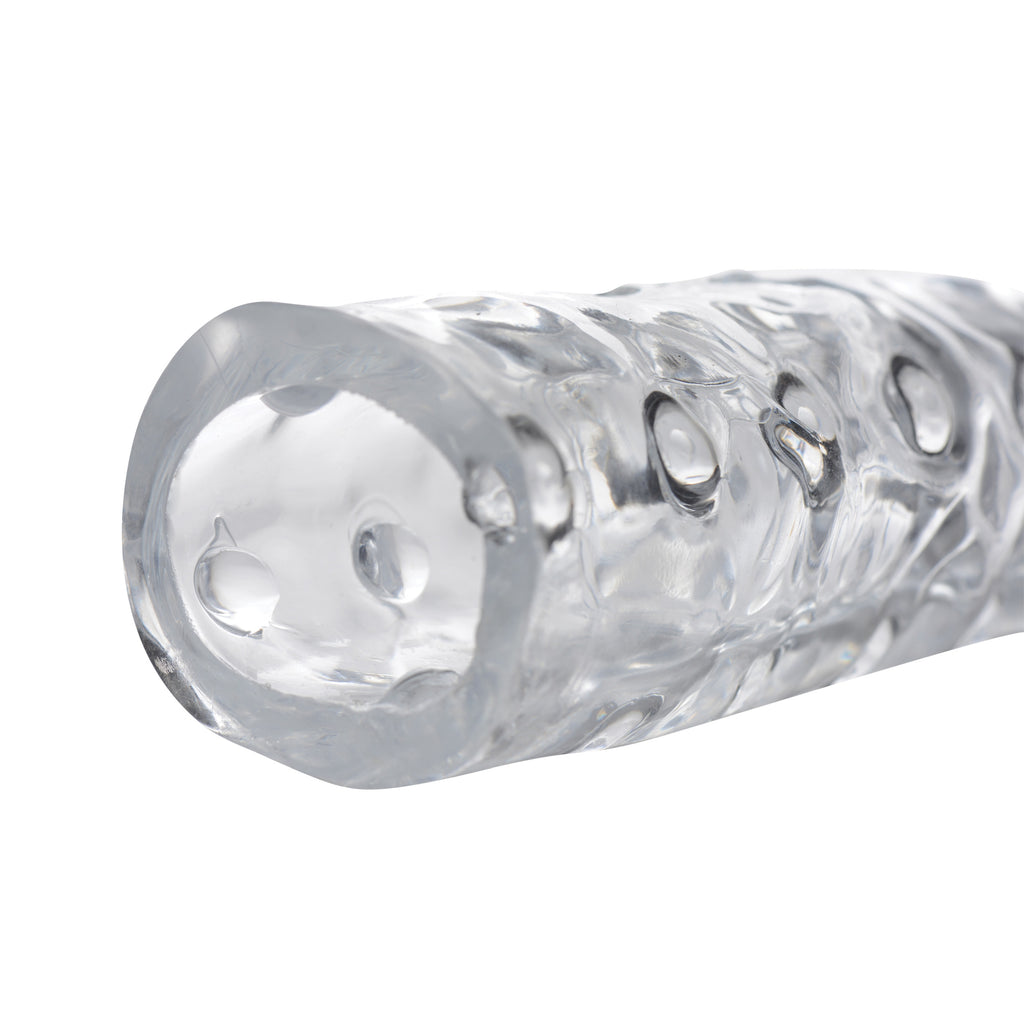 Size Matters 3 Inch Clear Penis Enhancer Sleeve Clear