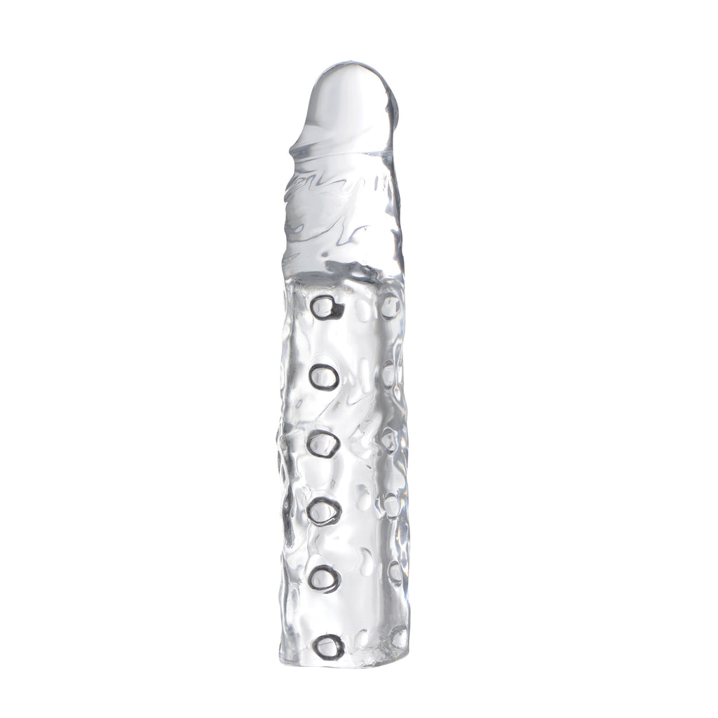 Size Matters 3 Inch Clear Penis Enhancer Sleeve Clear
