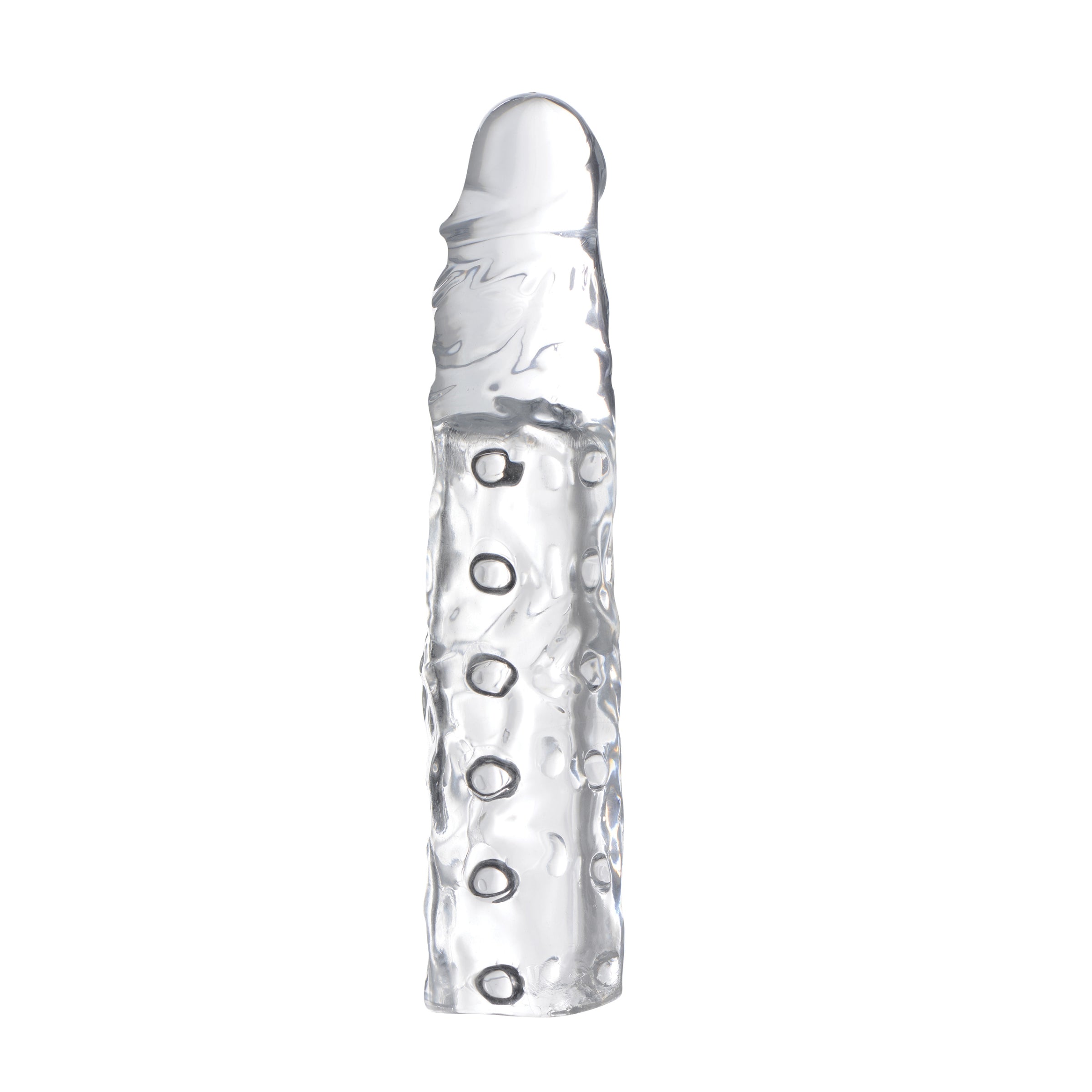 Size Matters 3 Inch Clear Penis Enhancer Sleeve Clear