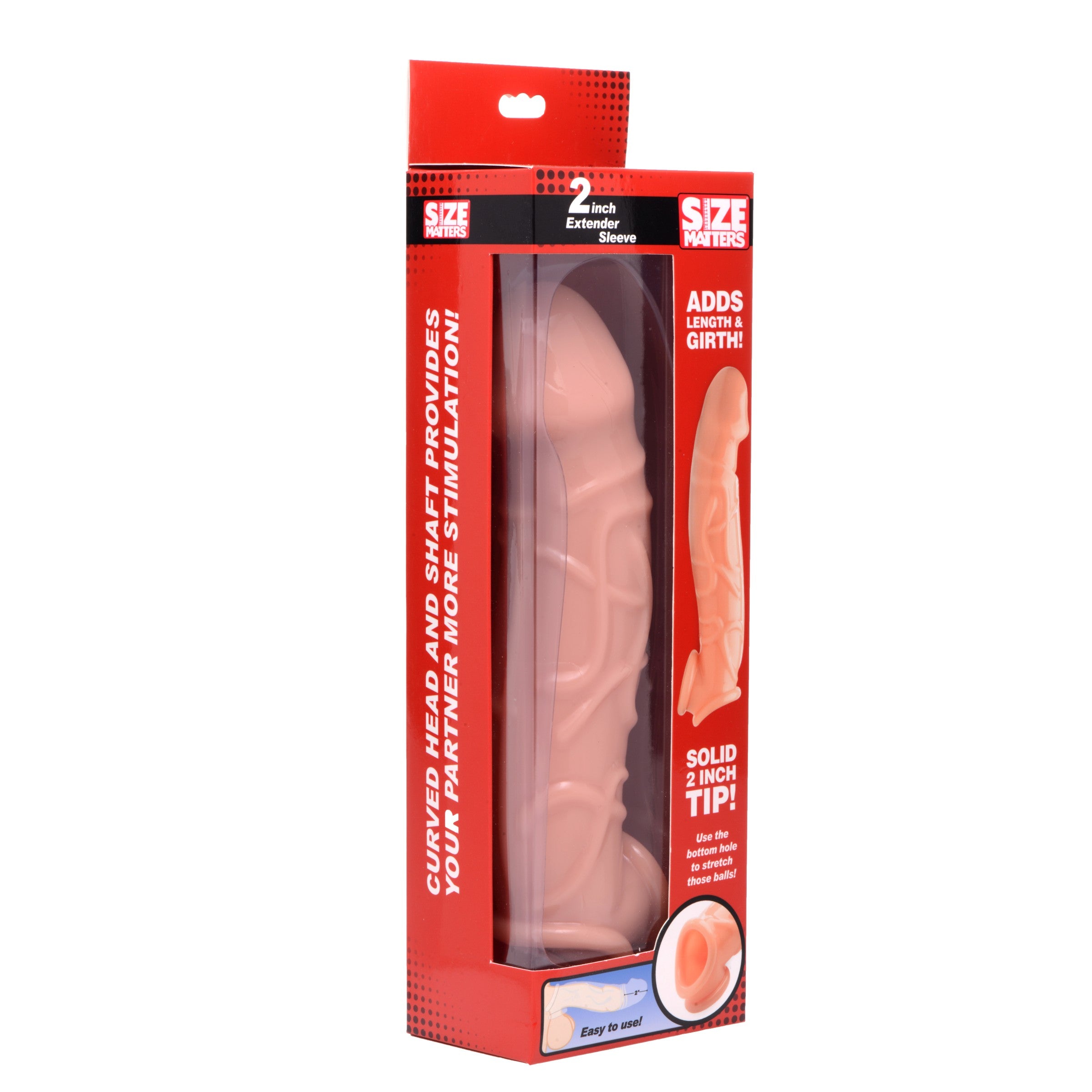 Size Matters 2 Inch Flesh Extender Sleeve Flesh
