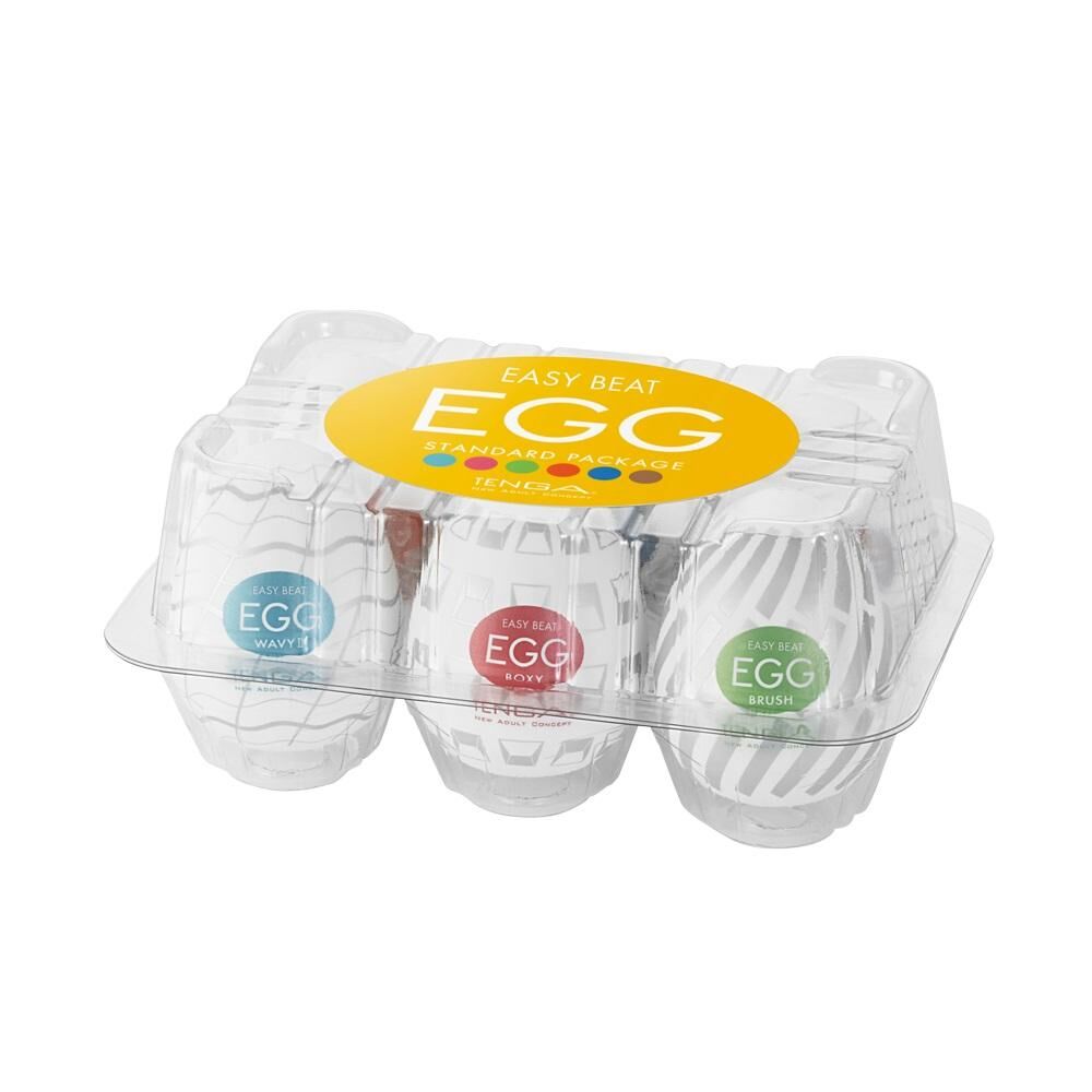 EGG Series Easy Beat Egg New Standard Masturbator Six Pack White