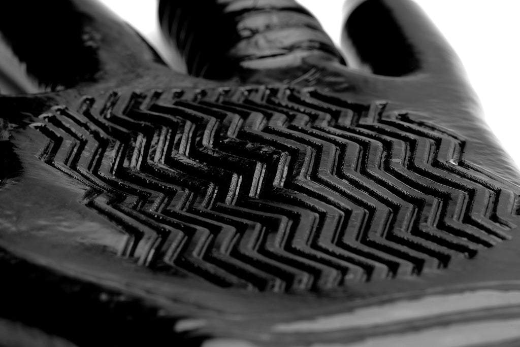 Master Series Pleasure Fister Textured Fisting Glove Black