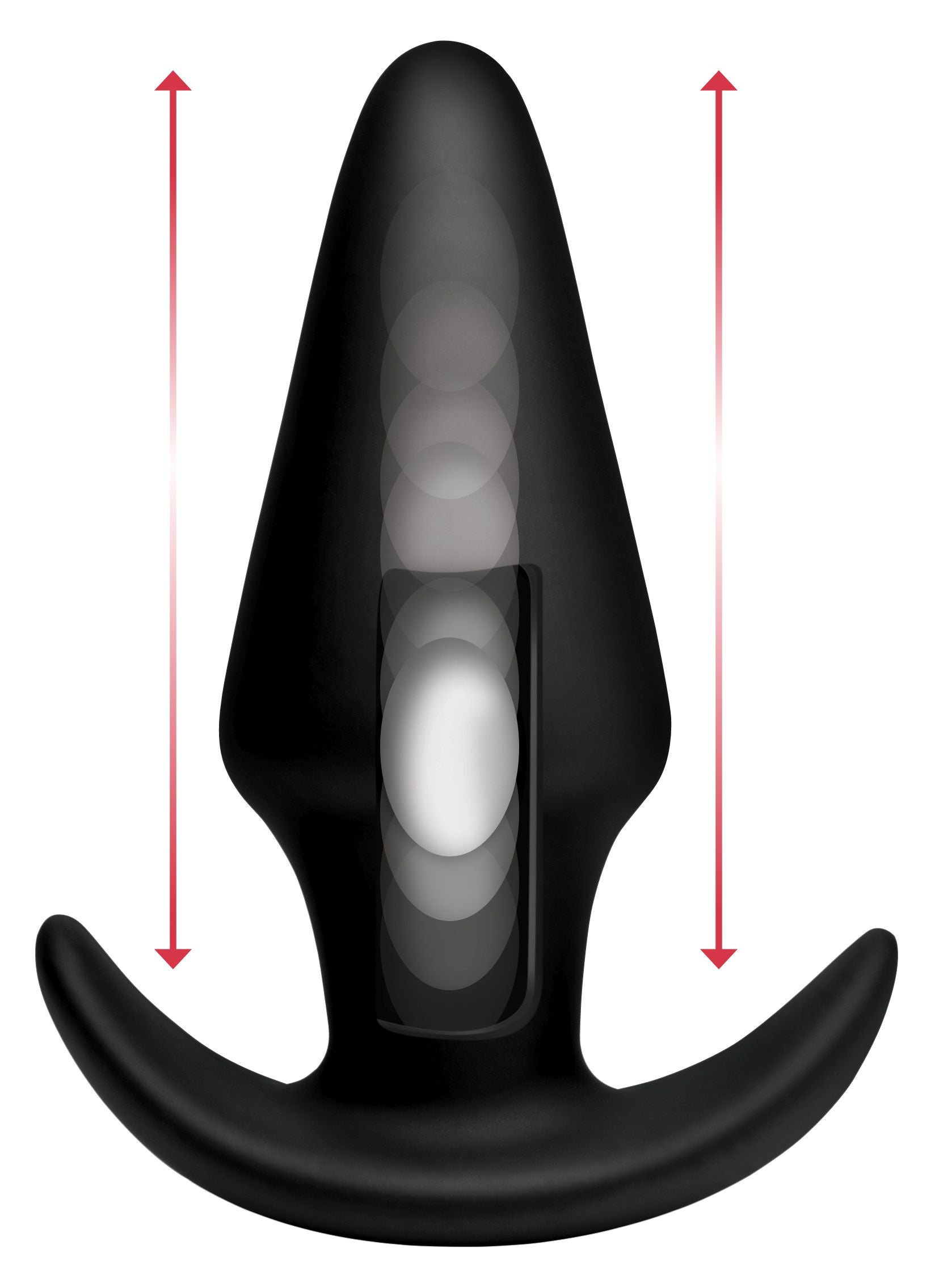 Thump It Kinetic Thumping 7X Large Anal Plug Black