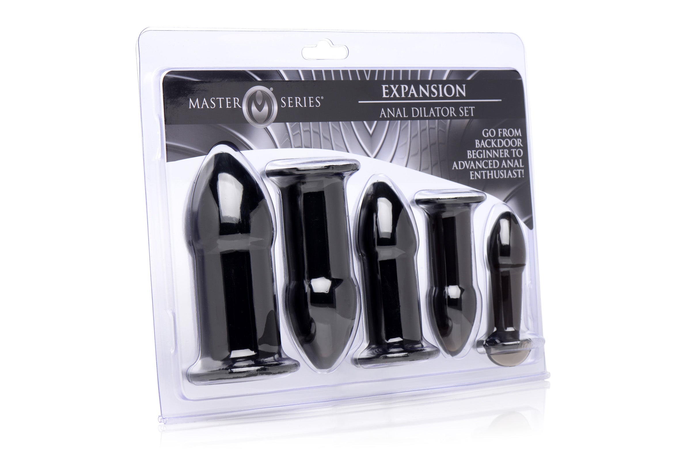 Master Series Premium Butt Plug Training Kit Black