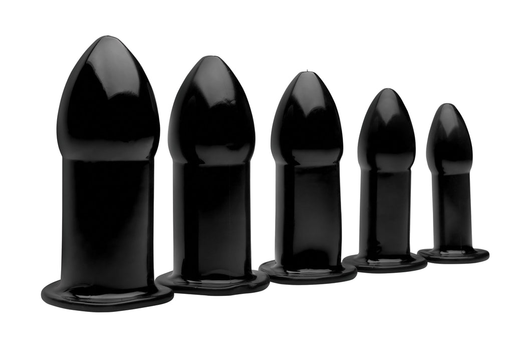 Master Series Premium Butt Plug Training Kit Black