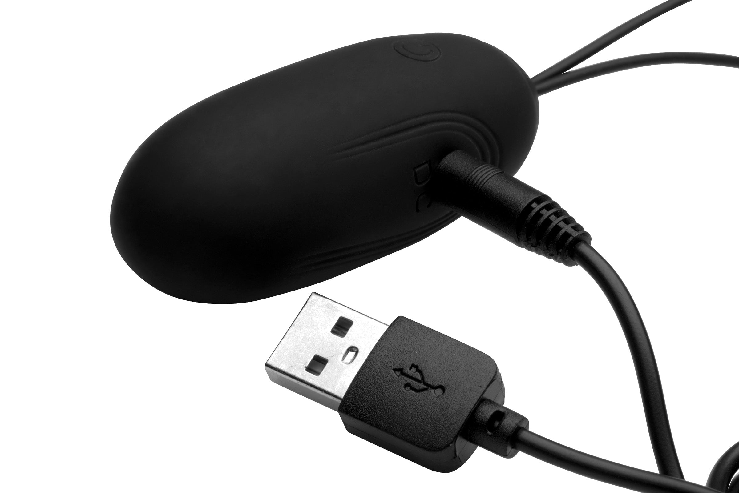 Under Control Silicone Vibrating Bullet With Remote Control Black