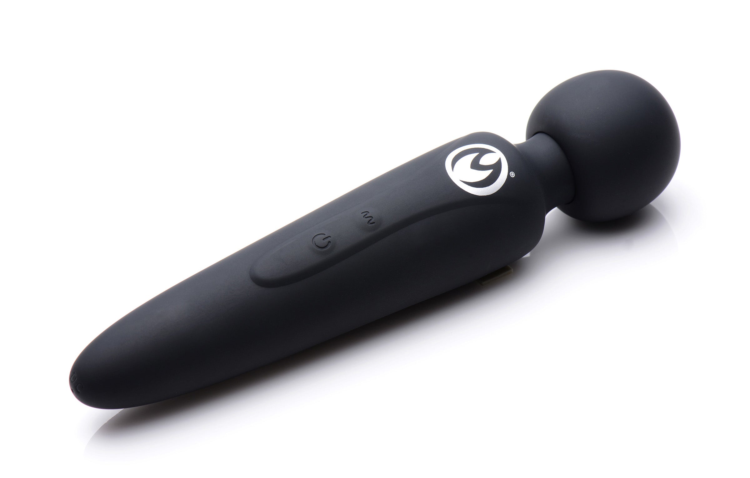 Master Series Thunderstick Premium Ultra Powerful Silicone Rechargeable Wand Black