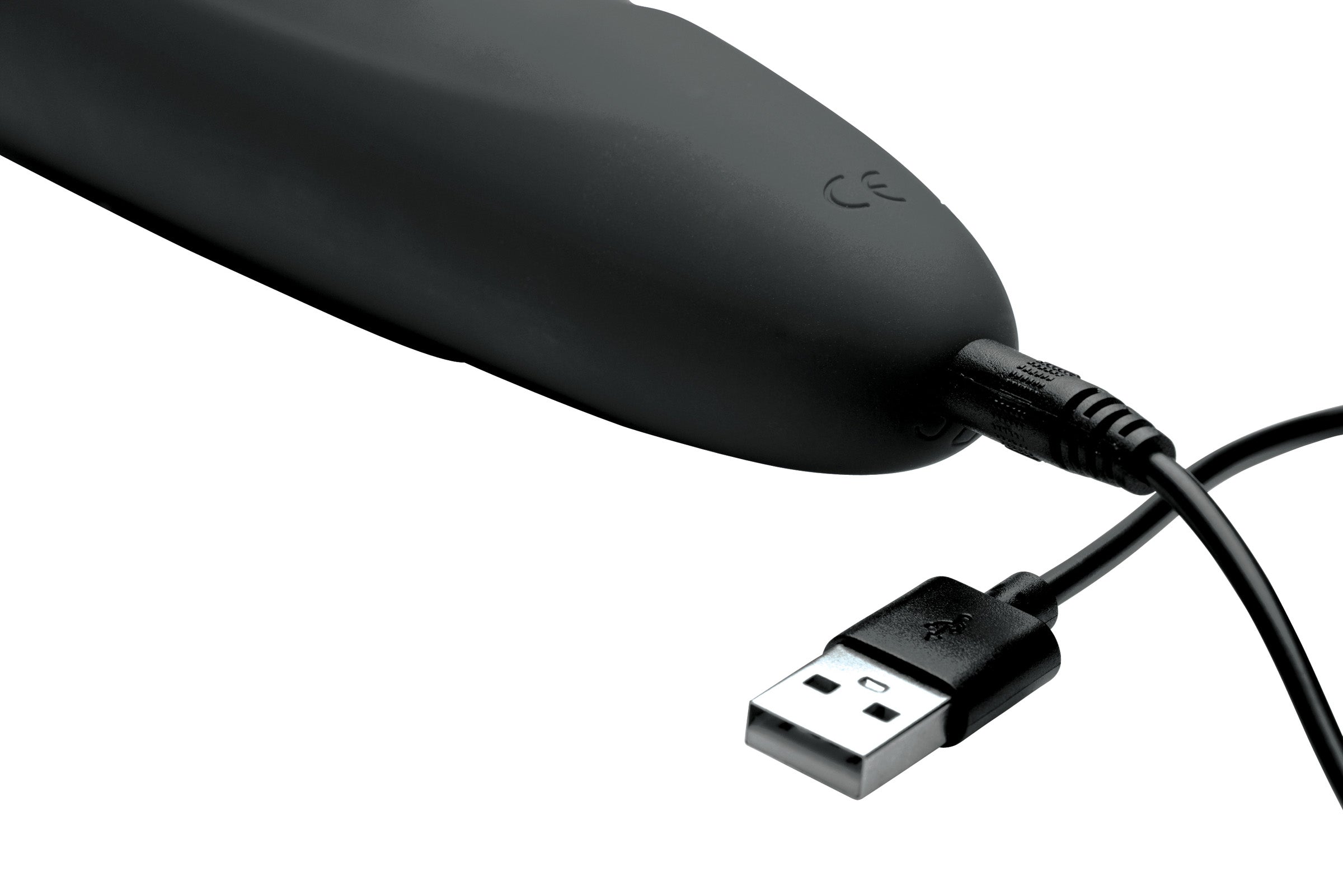 Master Series Thunderstick Premium Ultra Powerful Silicone Rechargeable Wand Black