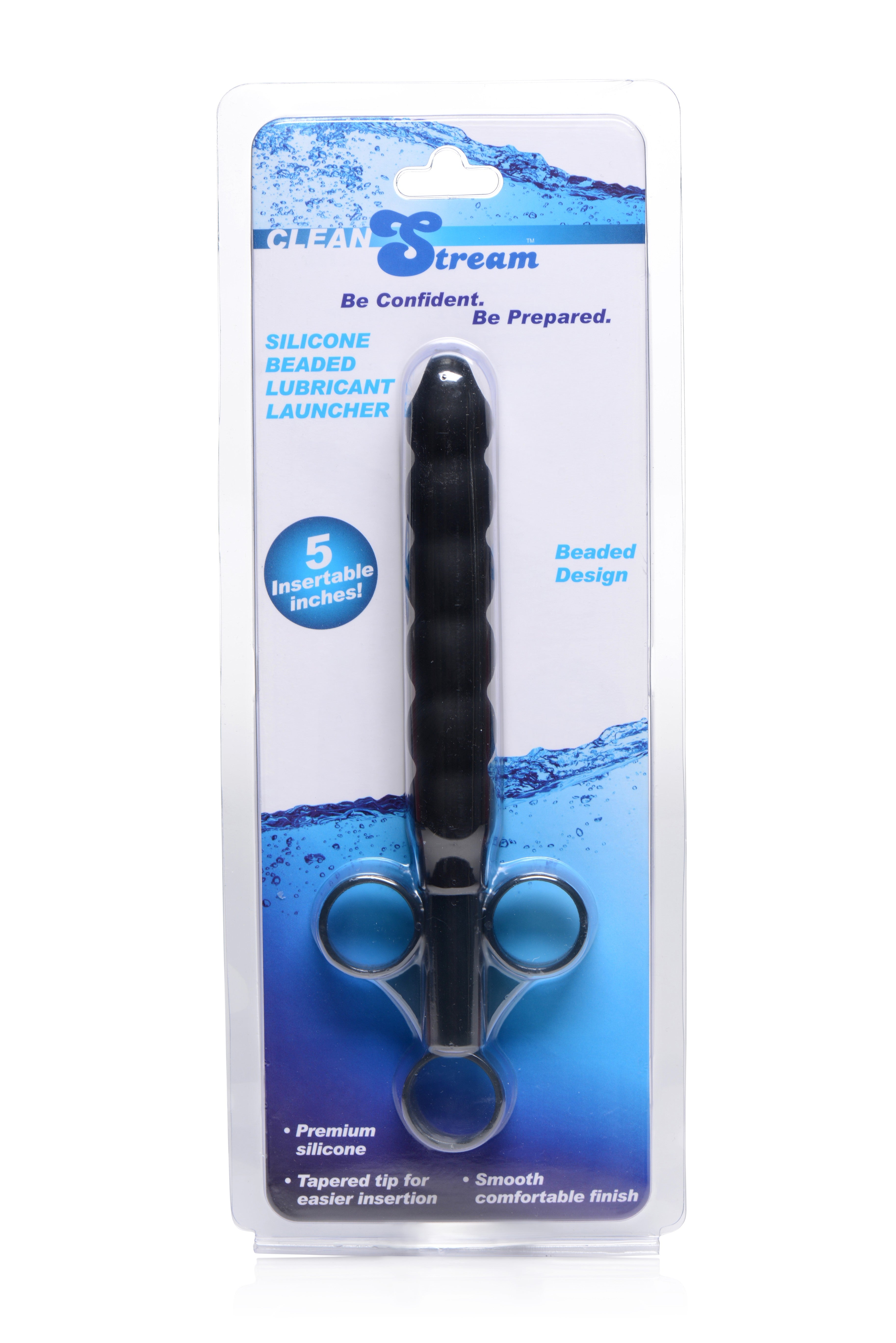 CleanStream Silicone Beaded Lubricant Launcher Black