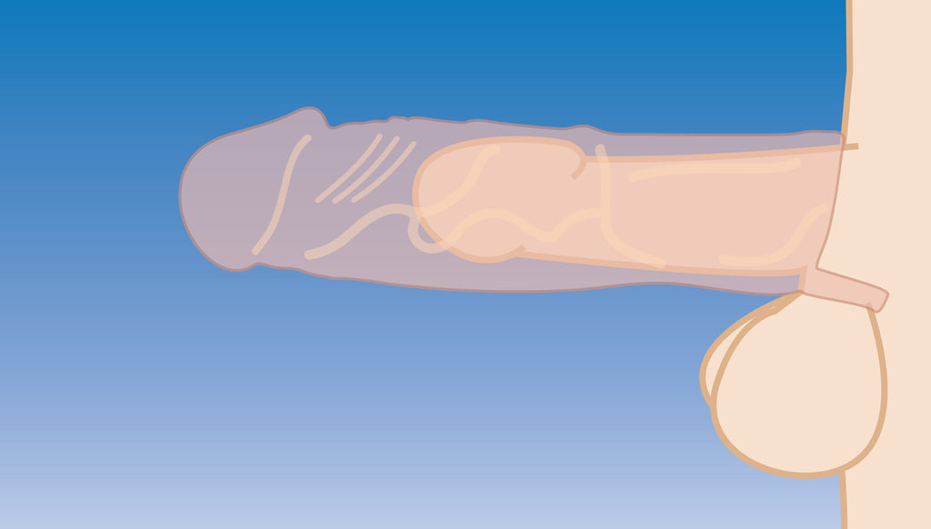 Size Matters 2 Inch Silicone Penis Extension Flesh