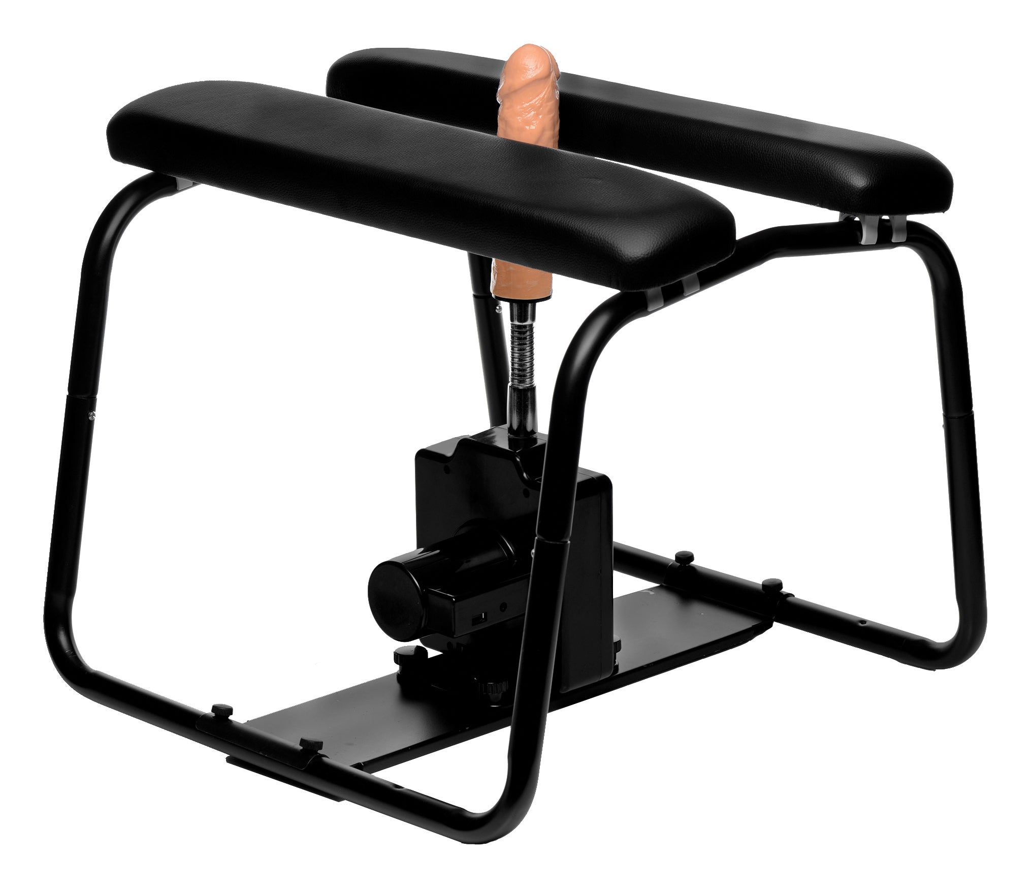 LoveBotz 4 in 1 Banging Bench with Sex Machine Black