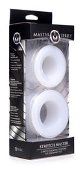 Master Series Stretch Master 2 Piece Training Silicone Ass Grommet Set White