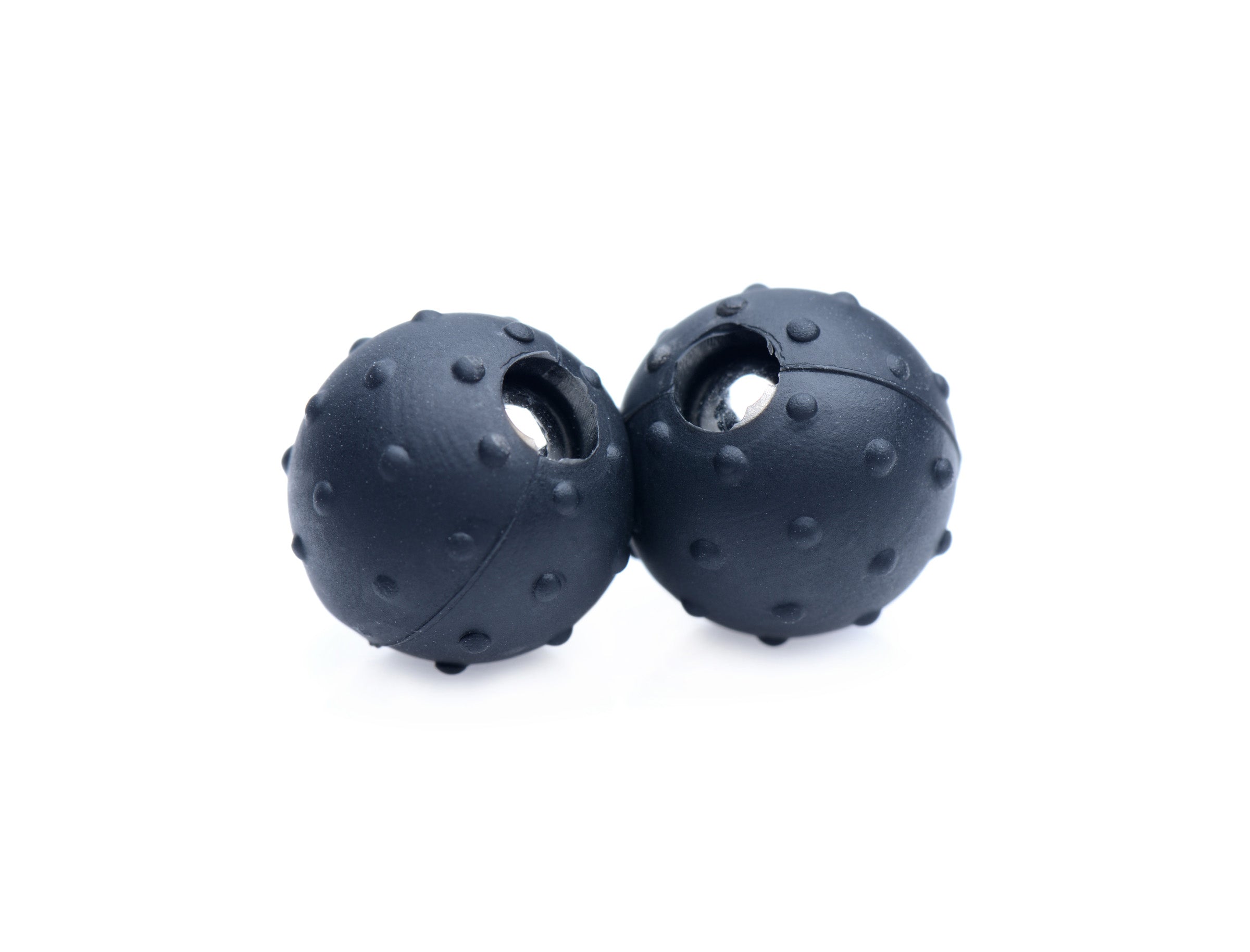 Master Series Dragon's Orbs Nubbed Silicone Magnetic Balls Black