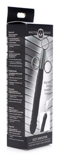 Master Series Jizz Shooter Silicone Dildo Lubricant Launcher Black
