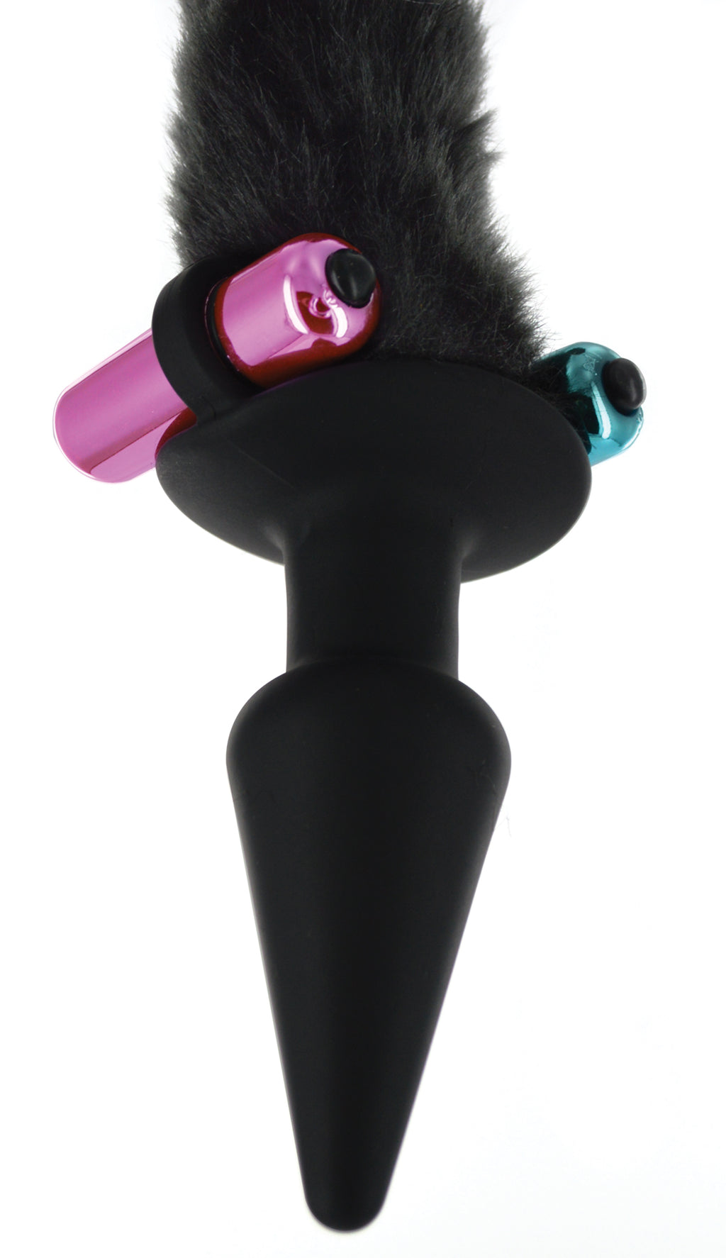 Tailz Cat Tail Anal Plug and Mask Set Black