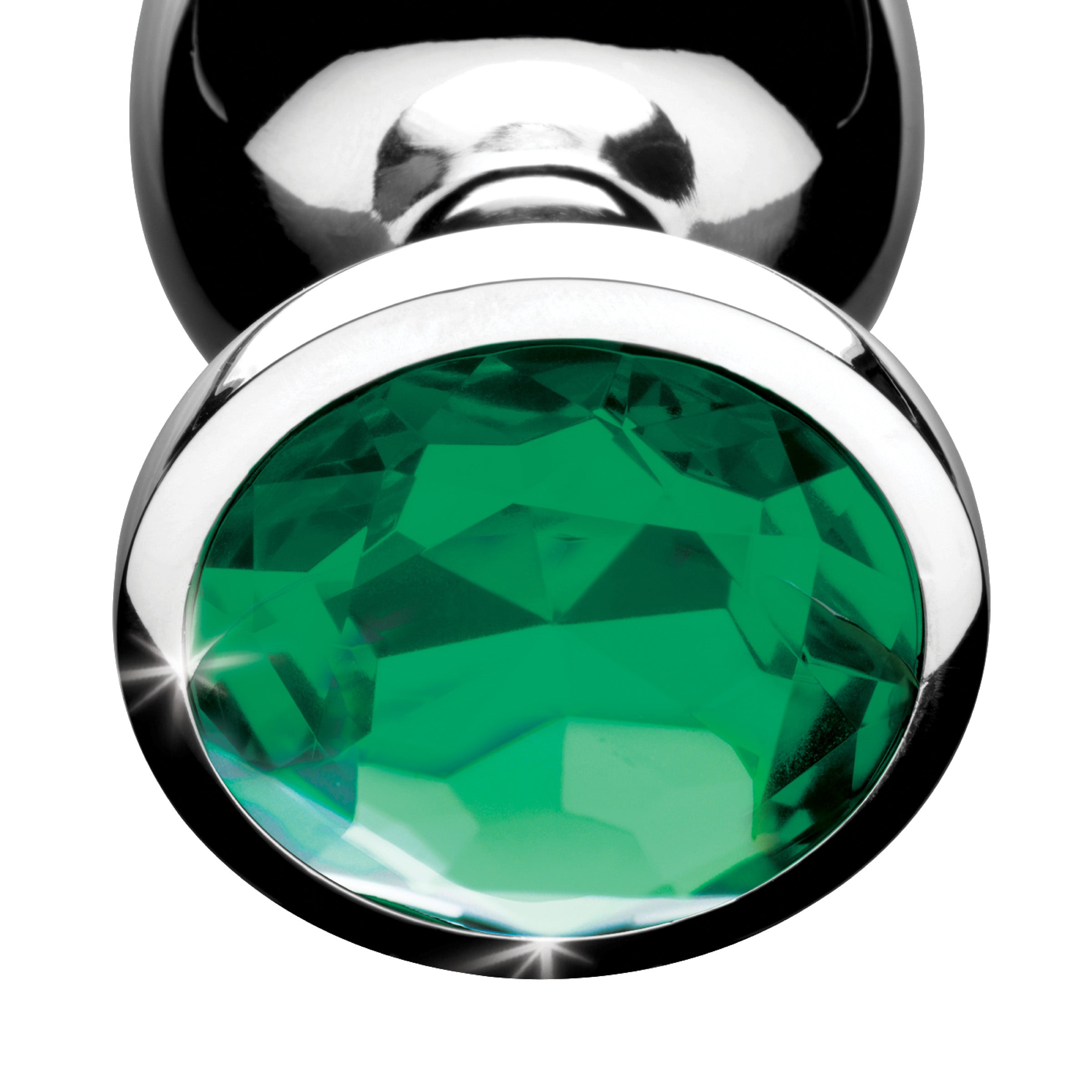 Booty Sparks Emerald Gem Anal Plug Set Green