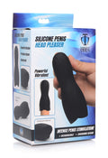 Trinity Men Vibrating Rechargeable Penis Pleaser Black