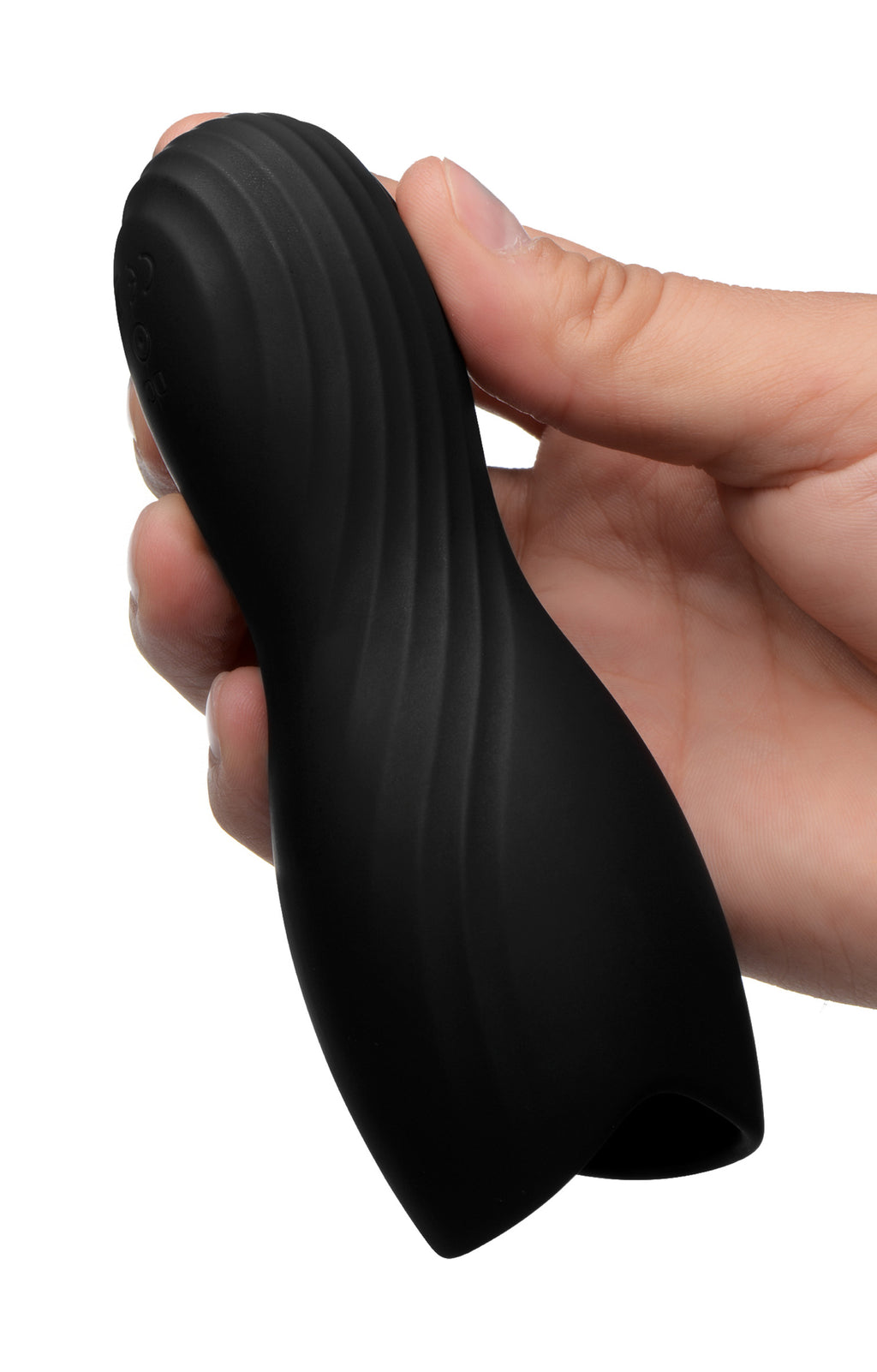 Trinity Men Vibrating Rechargeable Penis Pleaser Black