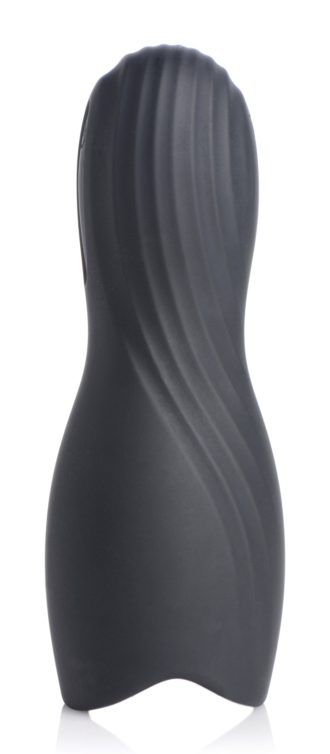 Trinity Men Vibrating Rechargeable Penis Pleaser Black