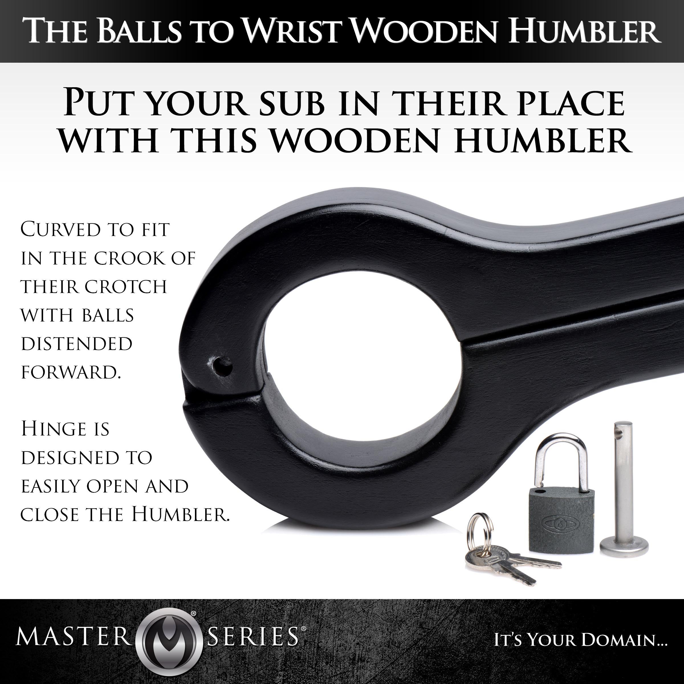 Master Series Balls to Wrist Humbler Black