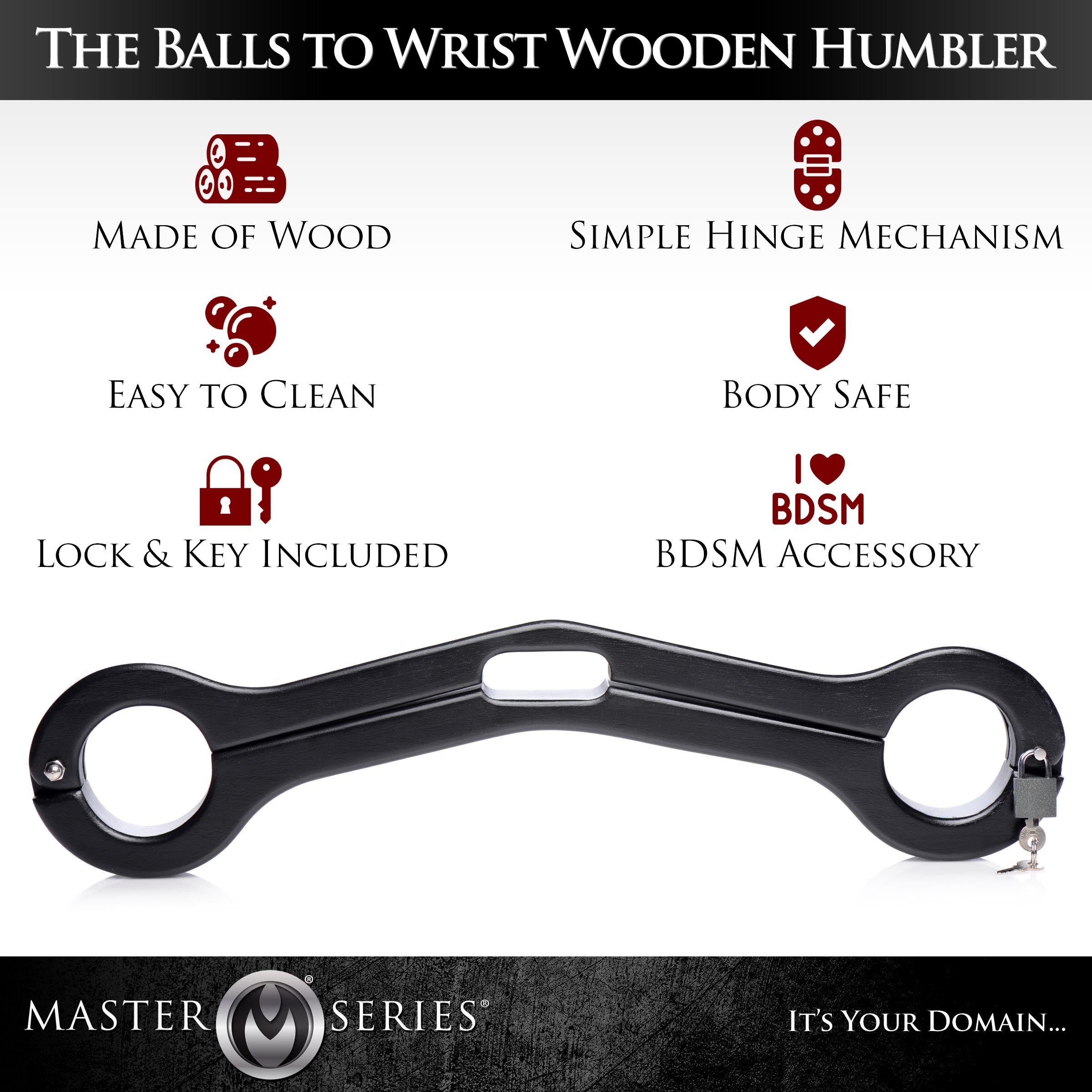 Master Series Balls to Wrist Humbler Black