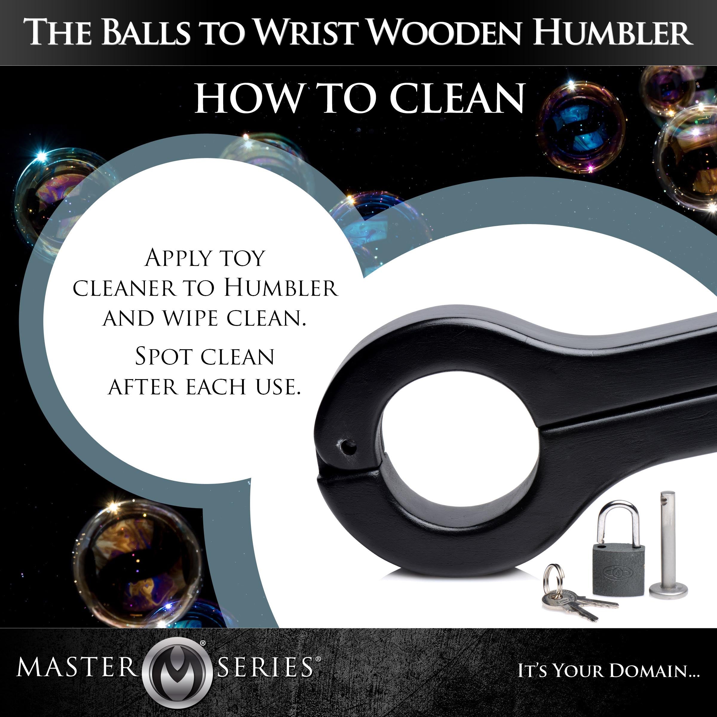 Master Series Balls to Wrist Humbler Black