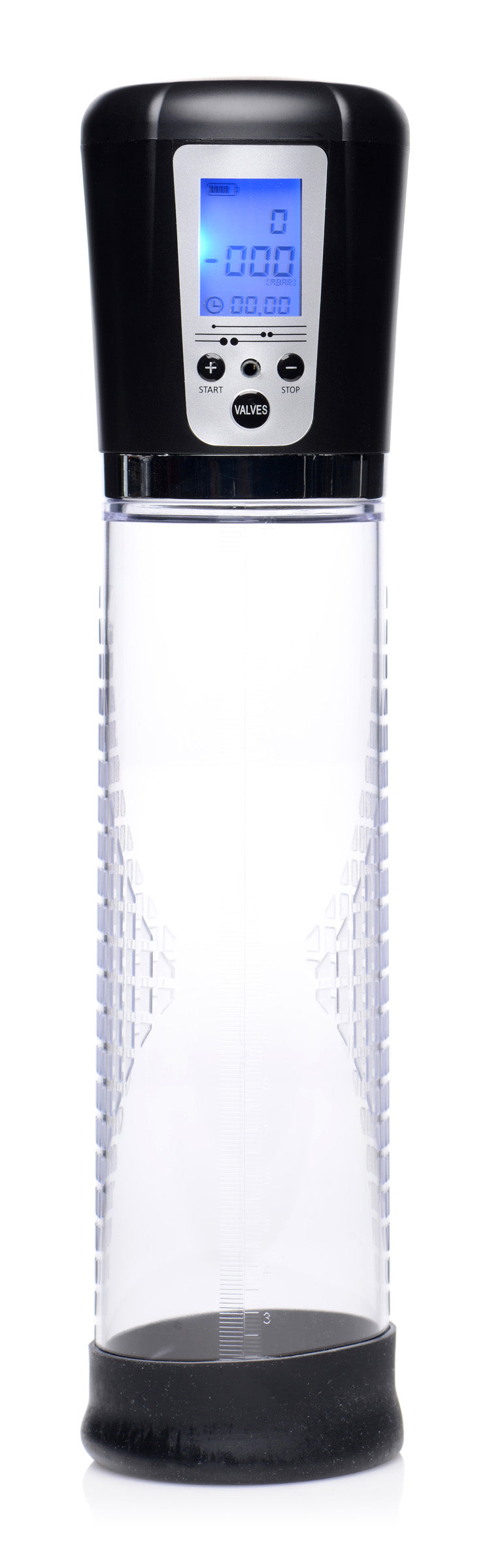 Size Matters 4 Level Power Suction Penis Pump With Built-in Display Black