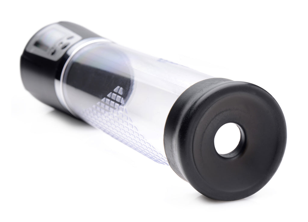 Size Matters 4 Level Power Suction Penis Pump With Built-in Display Black