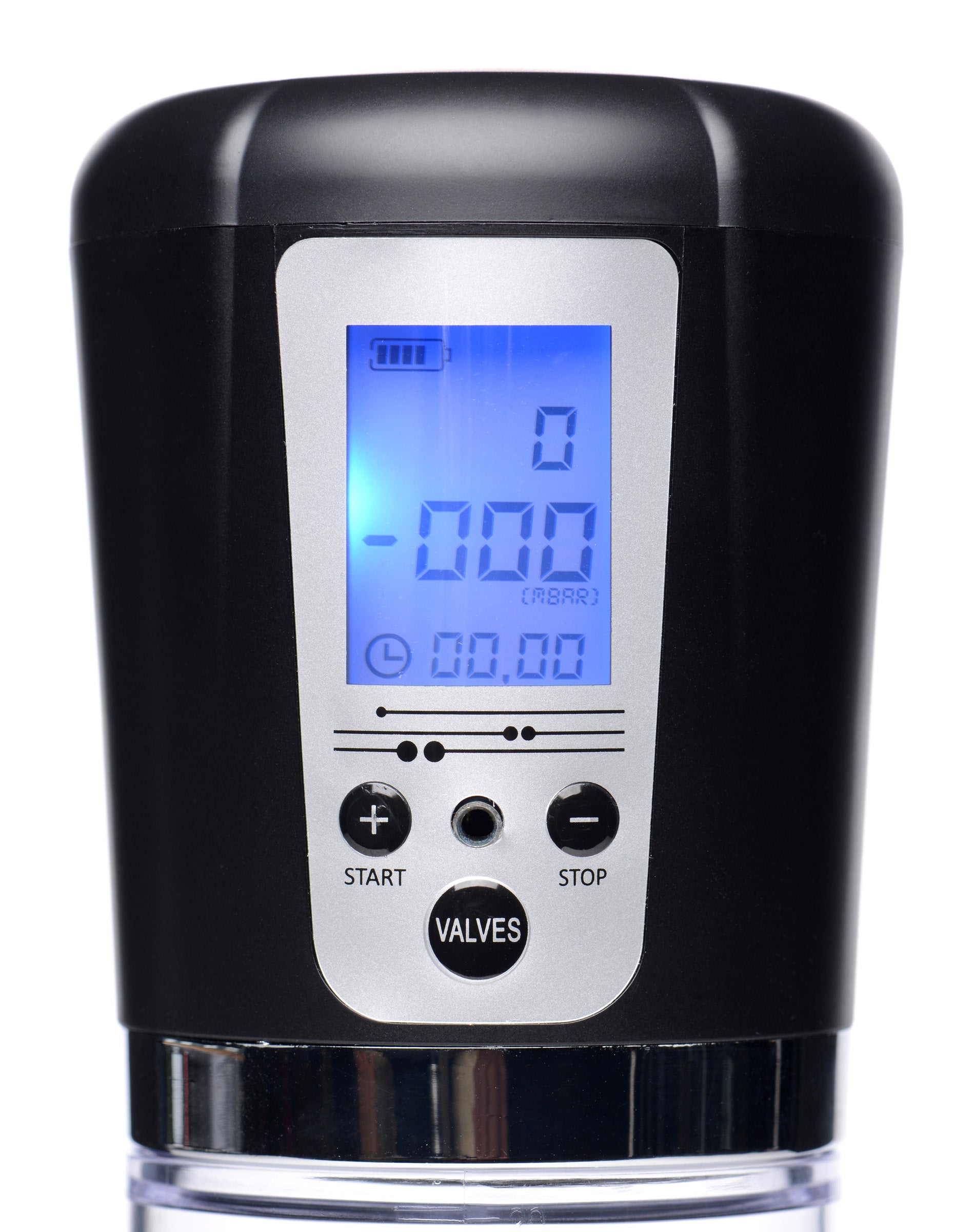 Size Matters 4 Level Power Suction Penis Pump With Built-in Display Black