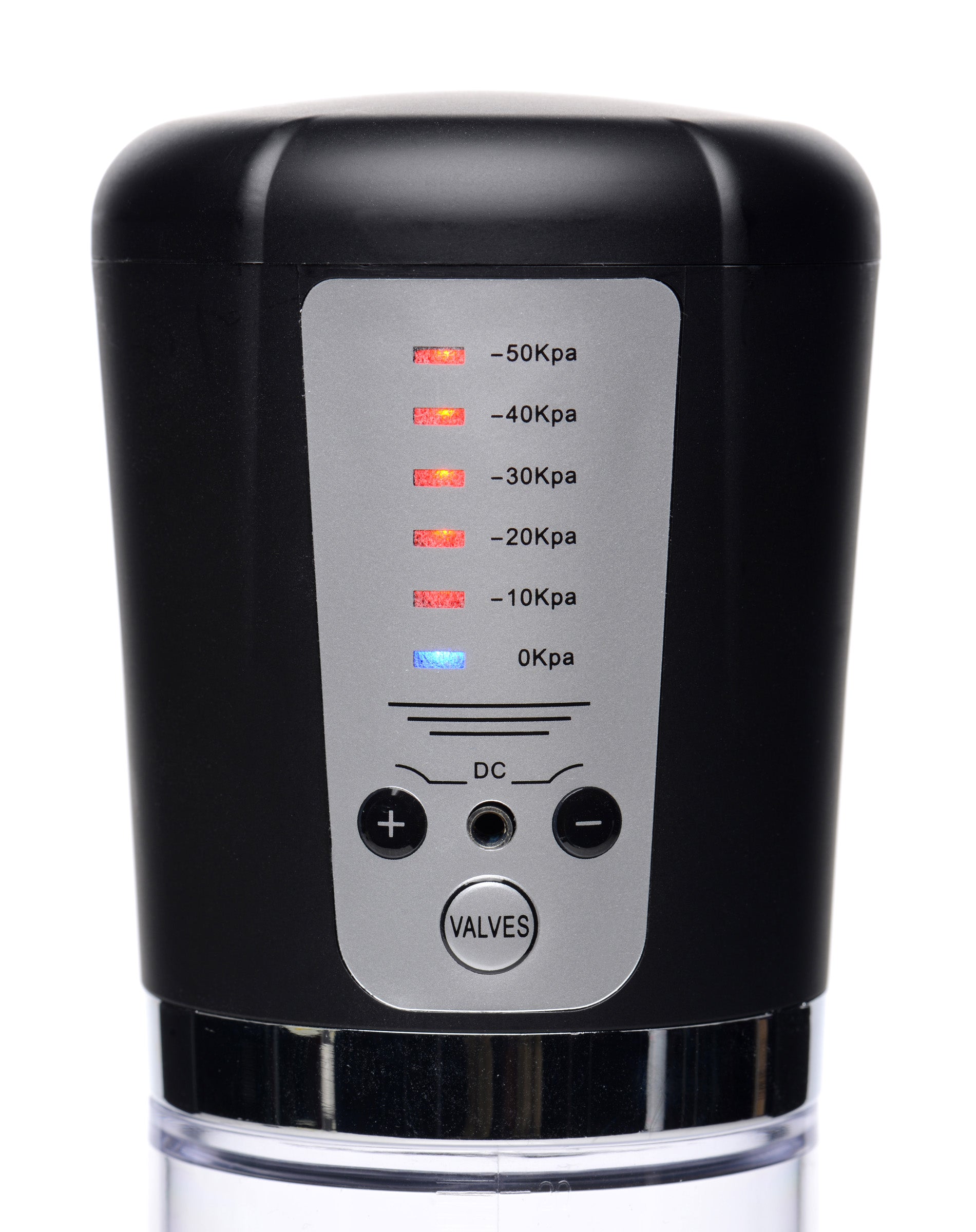 Master Series Pumping Master Multi-power Suction Penis Pump Black